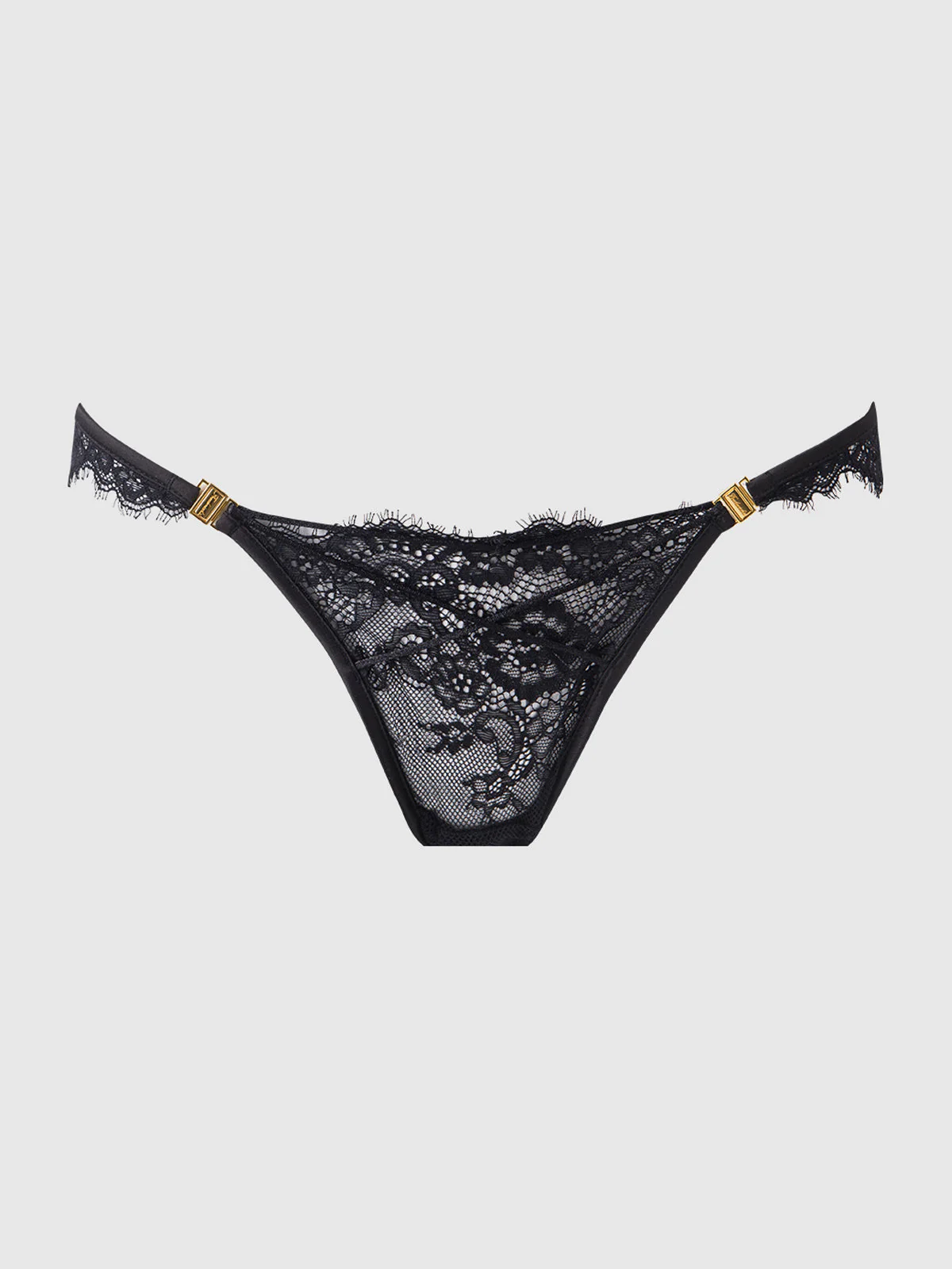 Adelaide Satin & Lace Side Clasp Bikini - Image 9