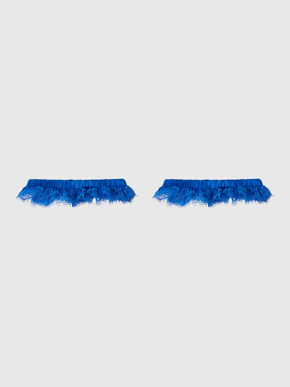 Adelaide Satin & Lace Thigh Garters - Image 10