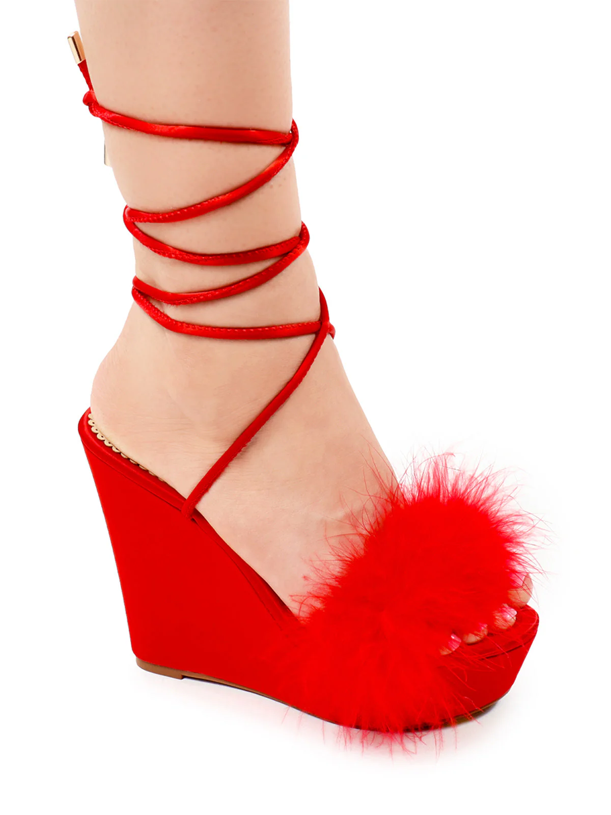 Adriana Feather Wedge - Image 3