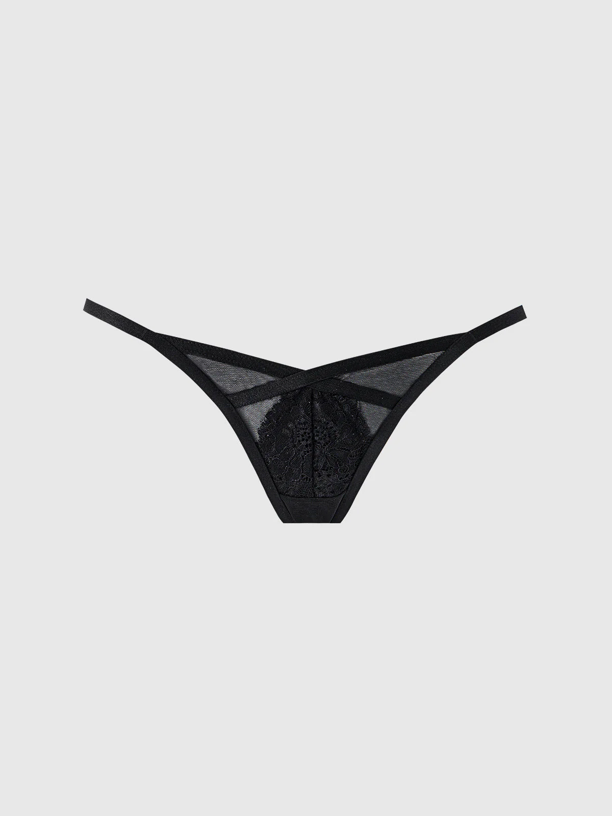 Aria Stretch Lace Thong - Image 8