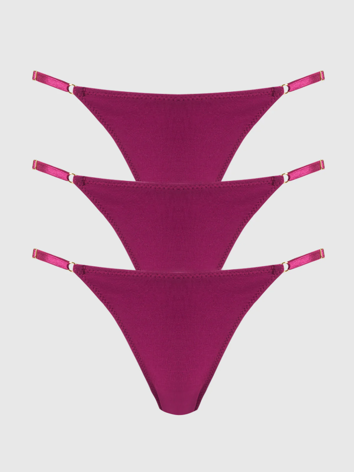 Bailey Stretch Cotton Bikini 3 Pack