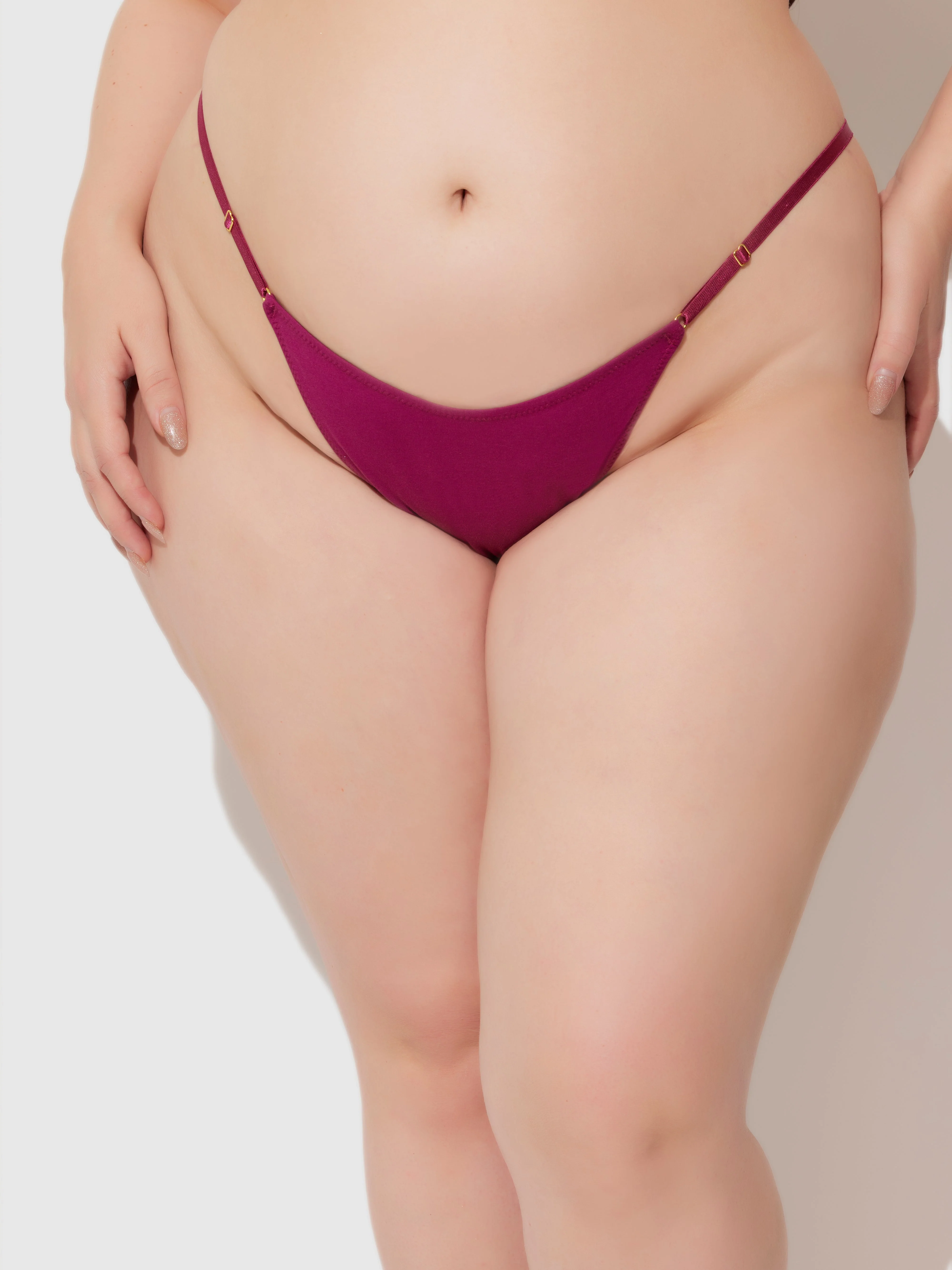 Bailey Stretch Cotton Thong - Image 4