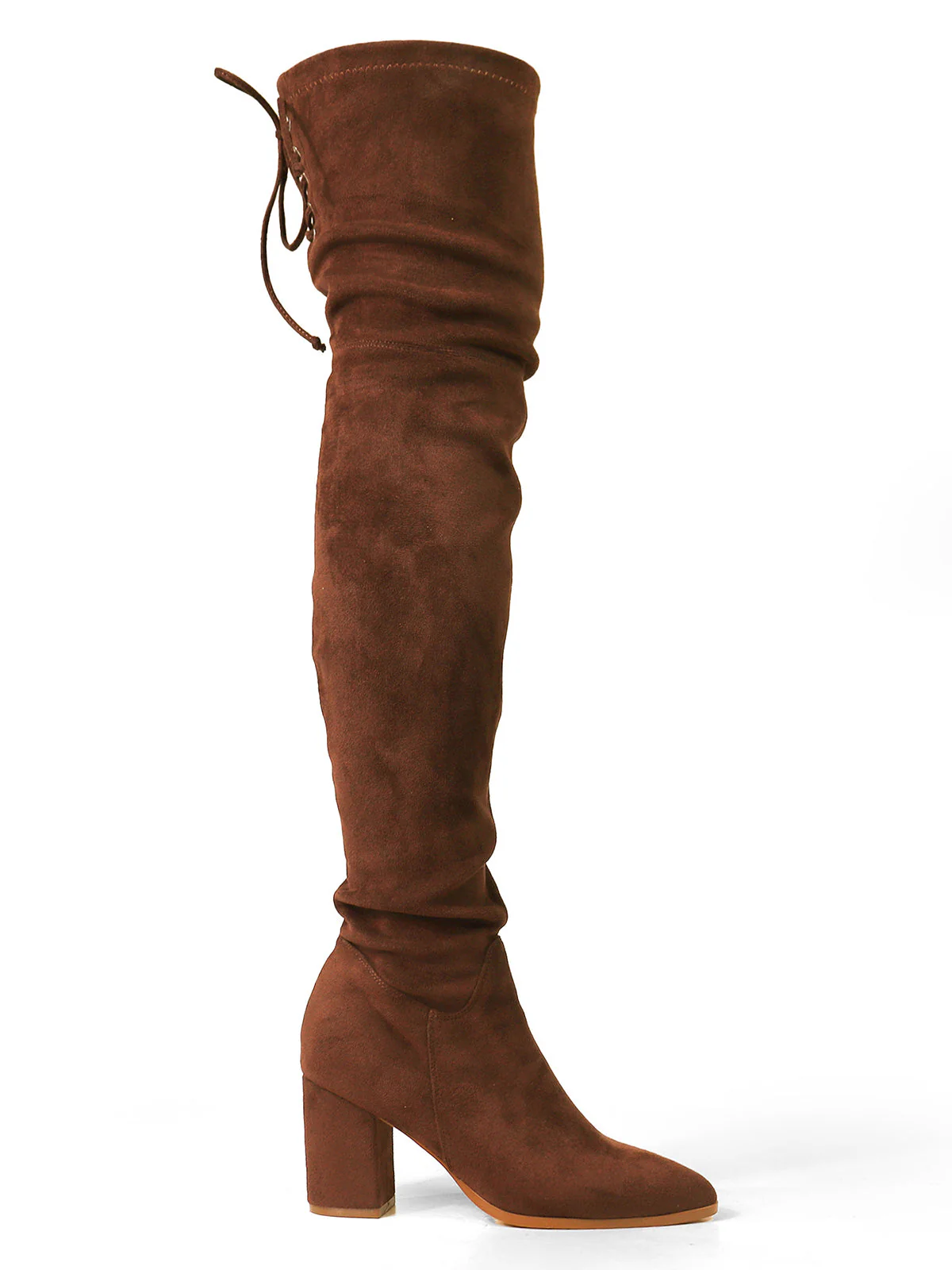 Becky Stretchy Thigh High Boots - Image 3
