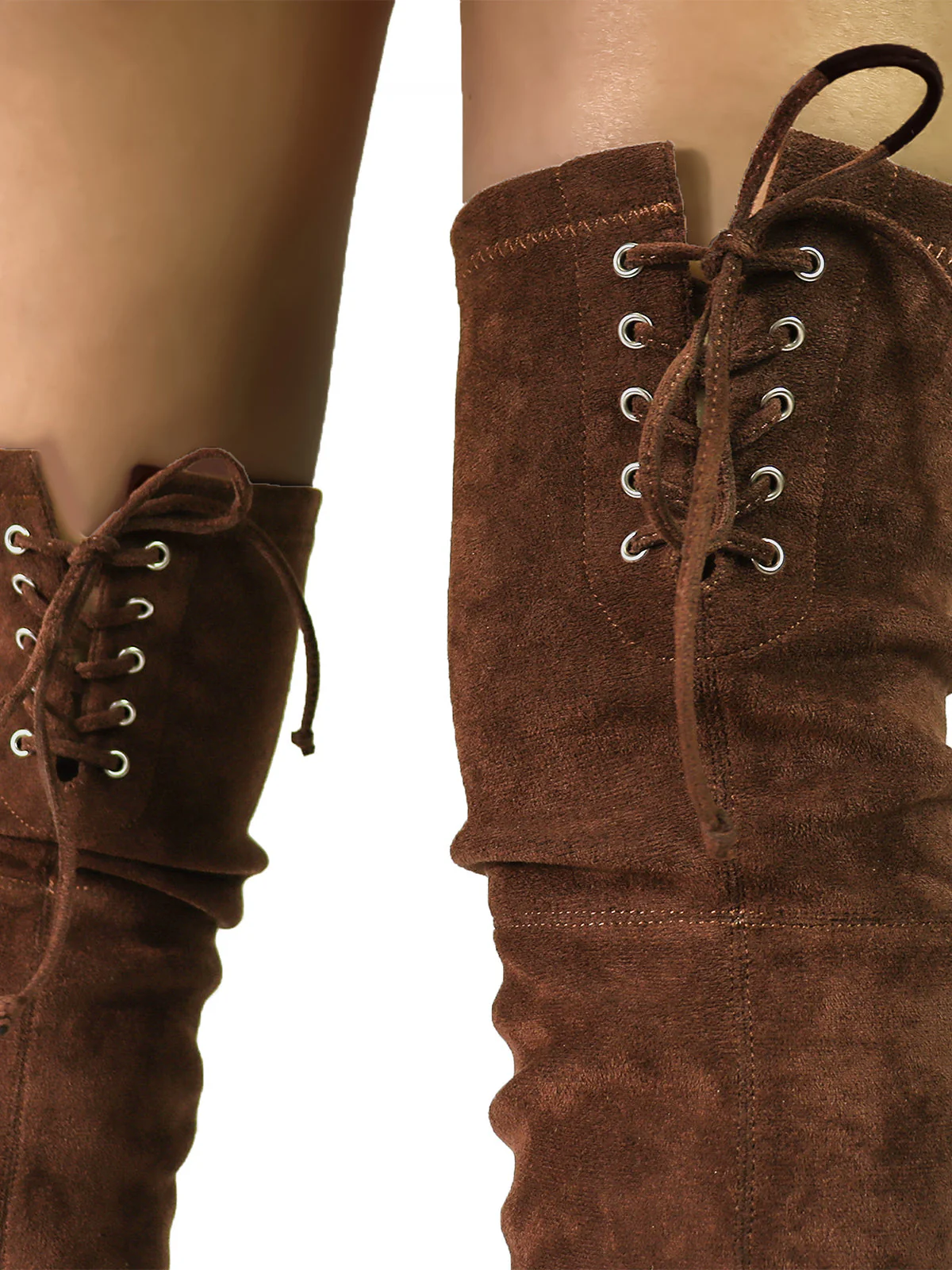Becky Stretchy Thigh High Boots - Image 4