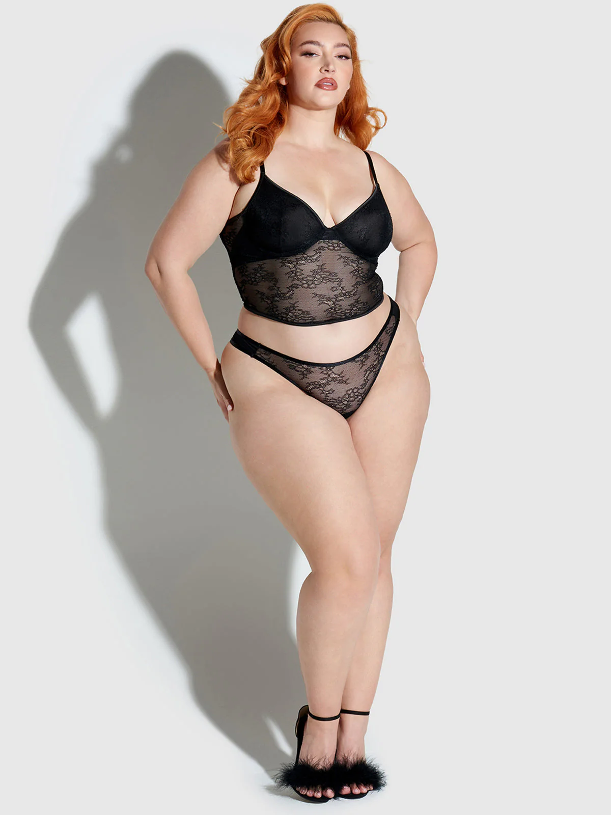 Chiara Classic Lace Thong - Image 5