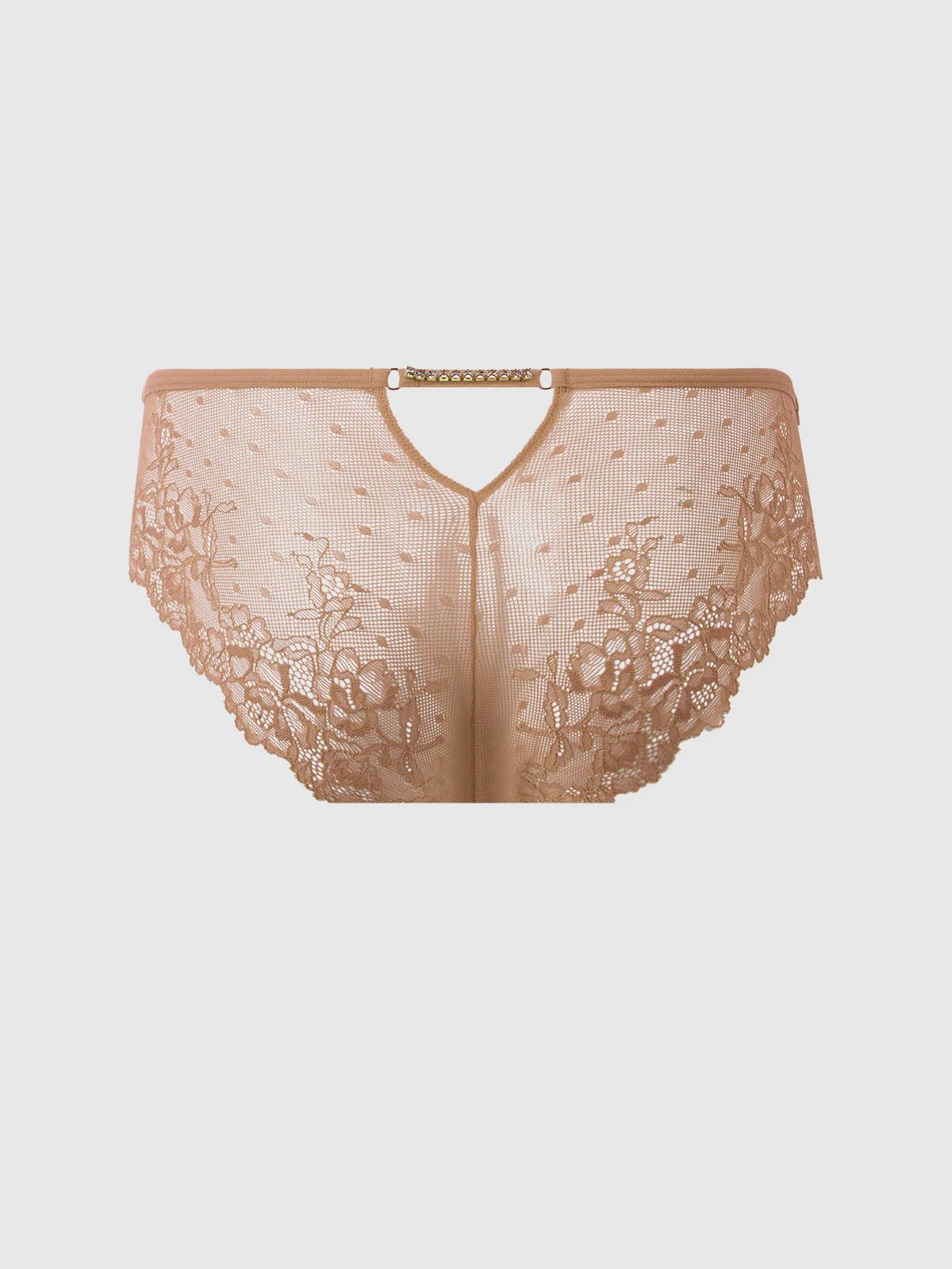 Elizabeth Lace & Rhinestone Back Cheeky - Image 8