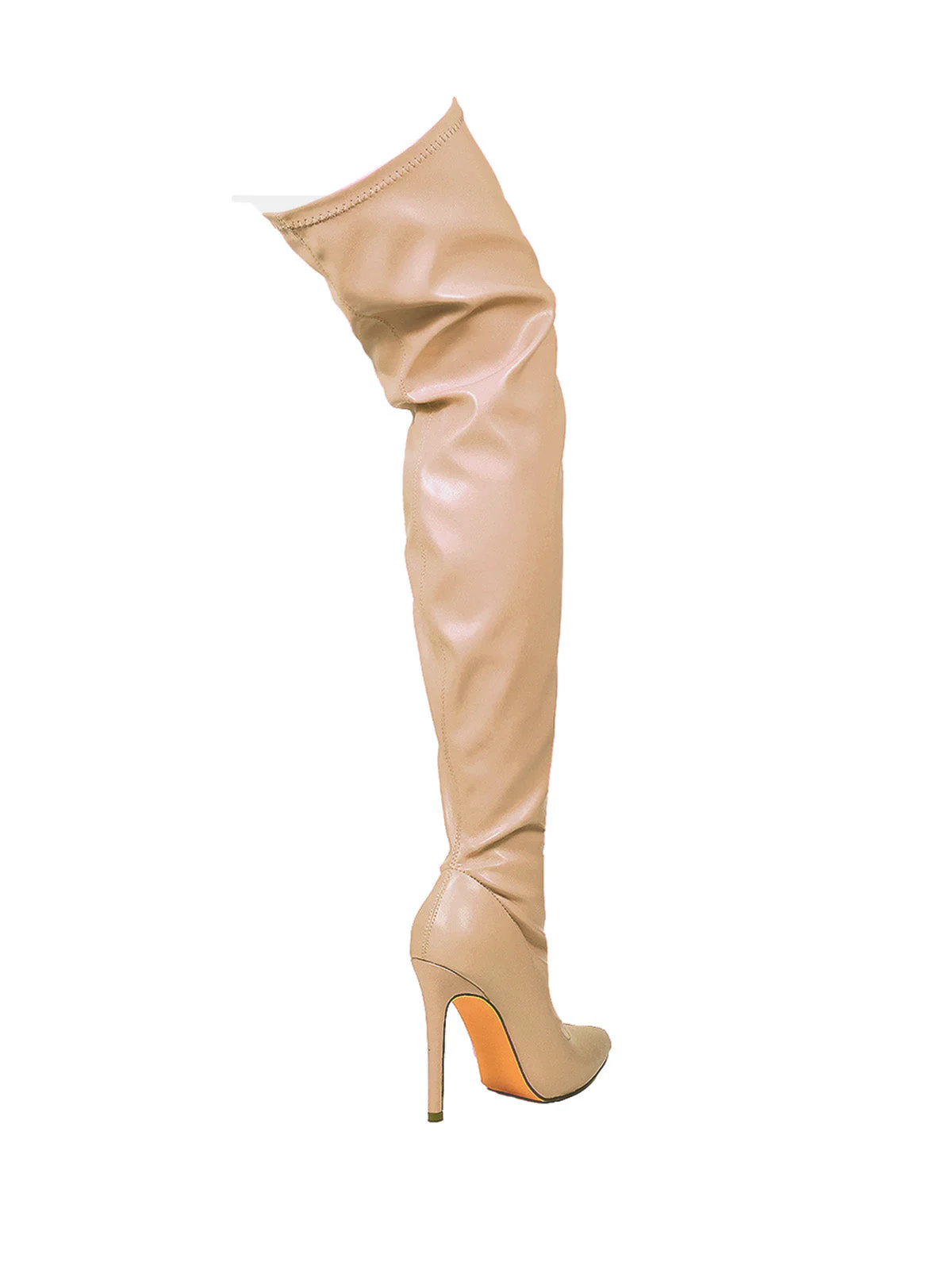 Gisele Stretchy Overknee Heeled Boots - Image 3