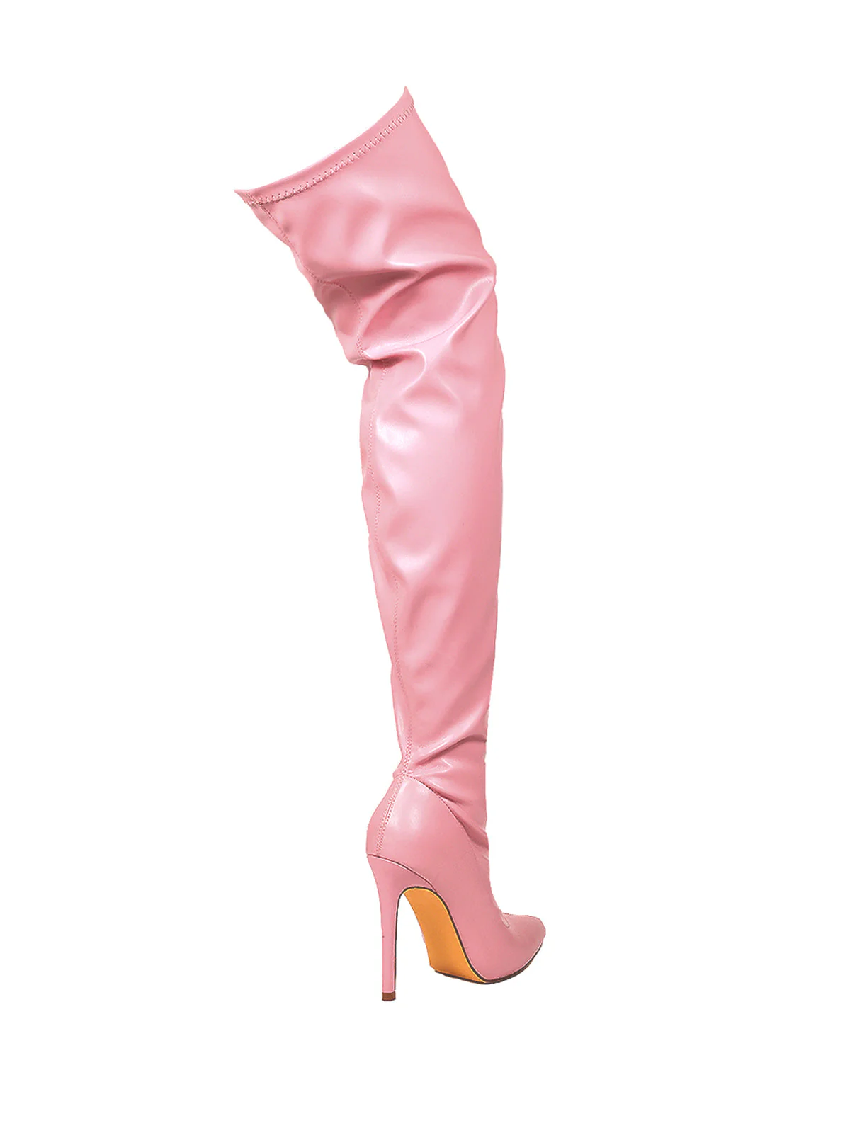 Gisele Stretchy Overknee Heeled Boots - Image 3
