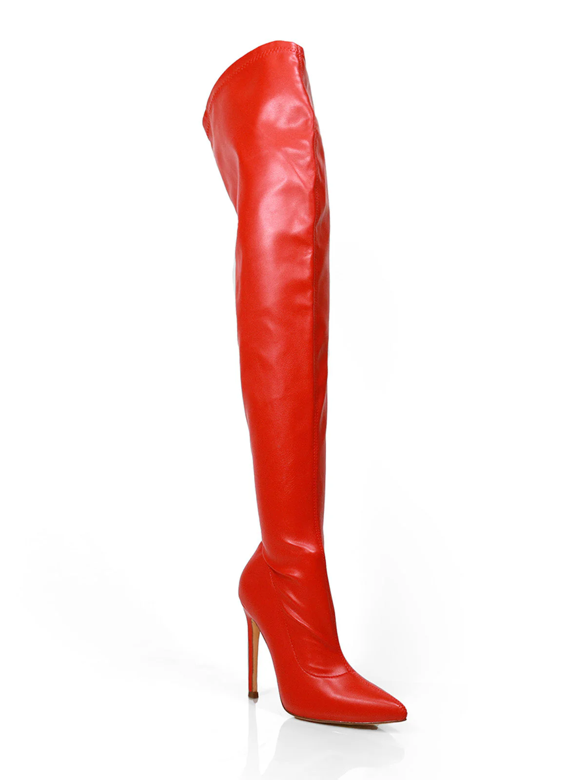 Gisele Stretchy Overknee Heeled Boots