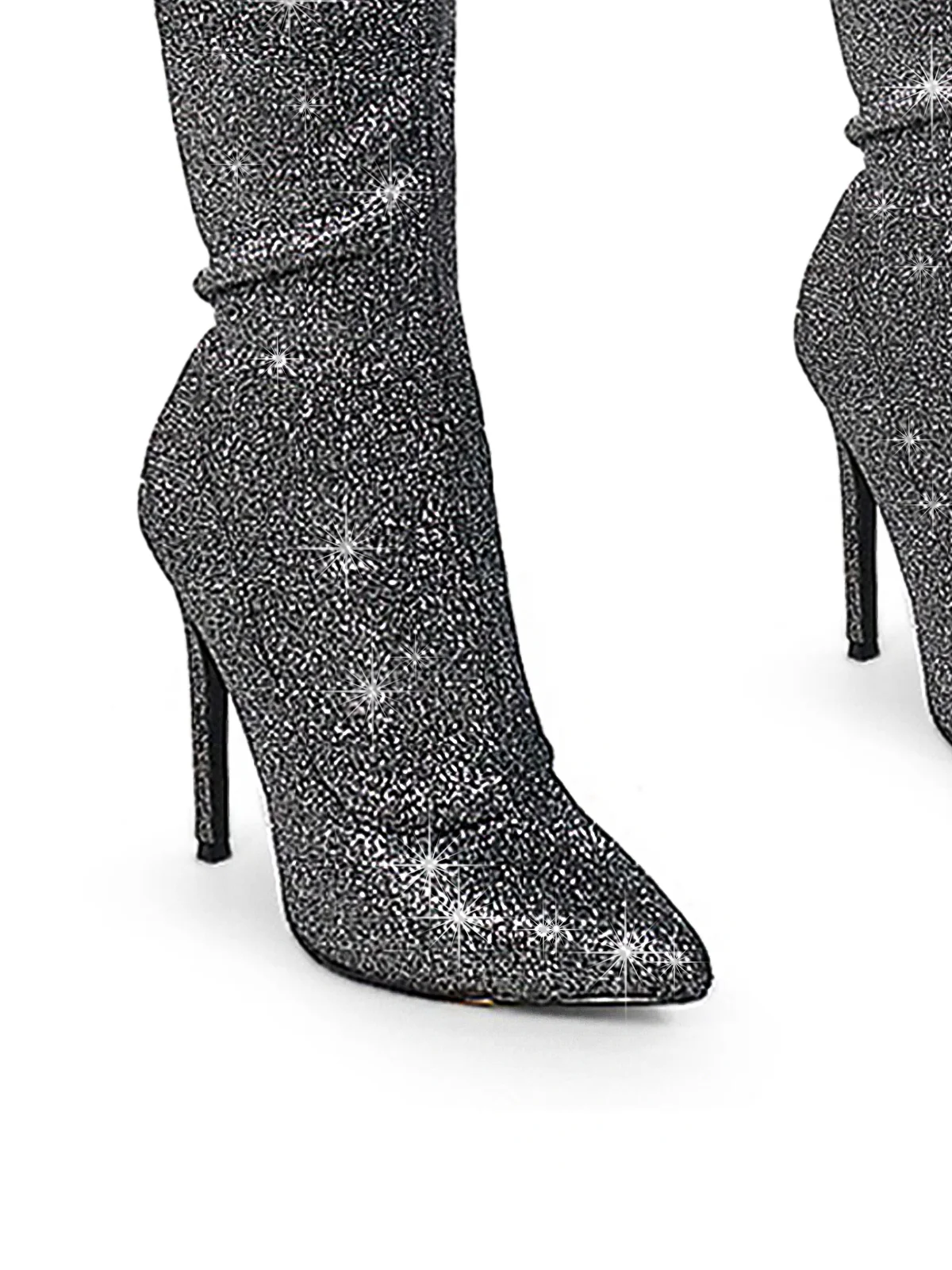 Gisele Stretchy Overknee Heeled Boots - Image 3