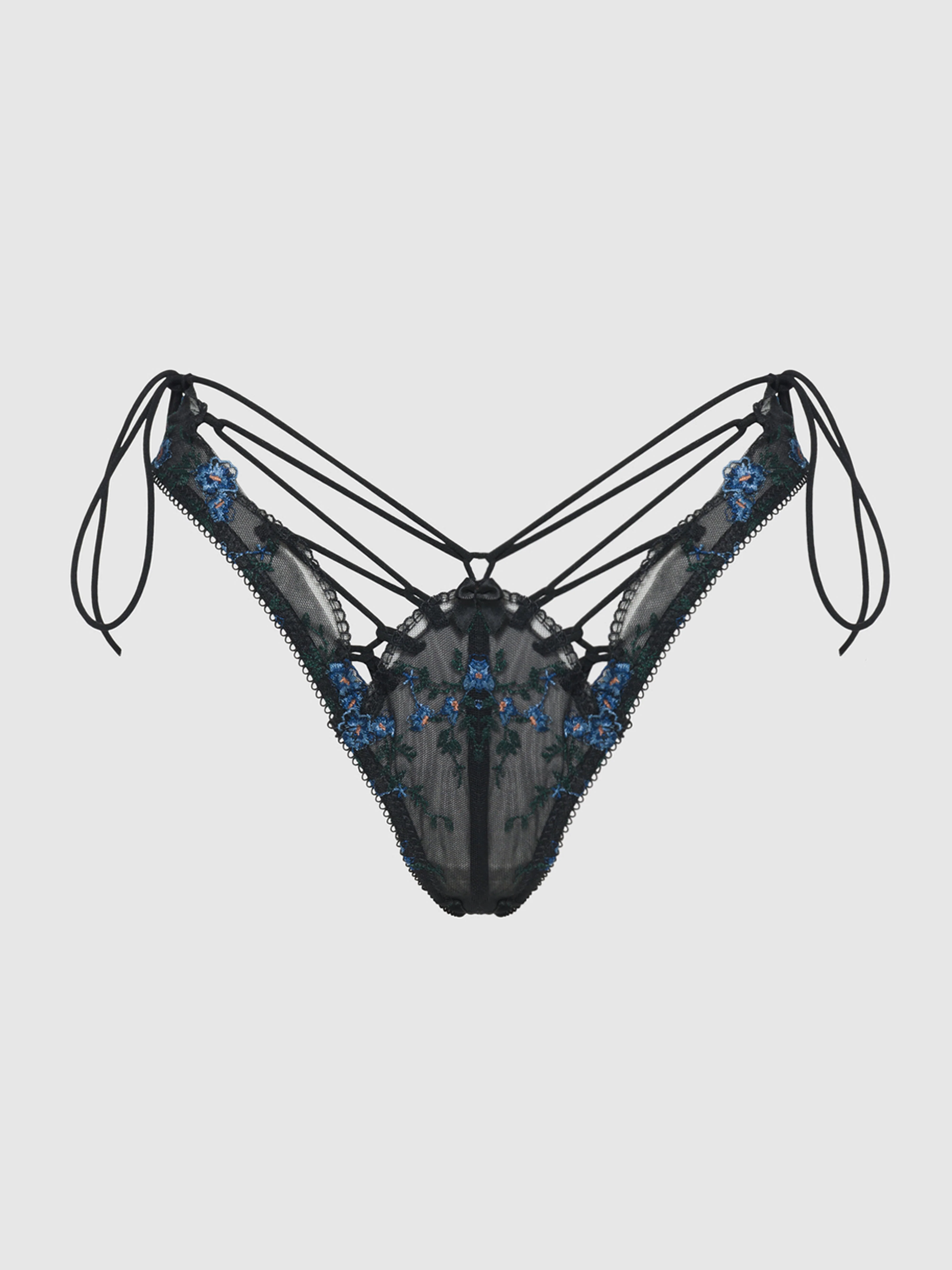 Harlow Embroidered Mesh Hipster - Image 8