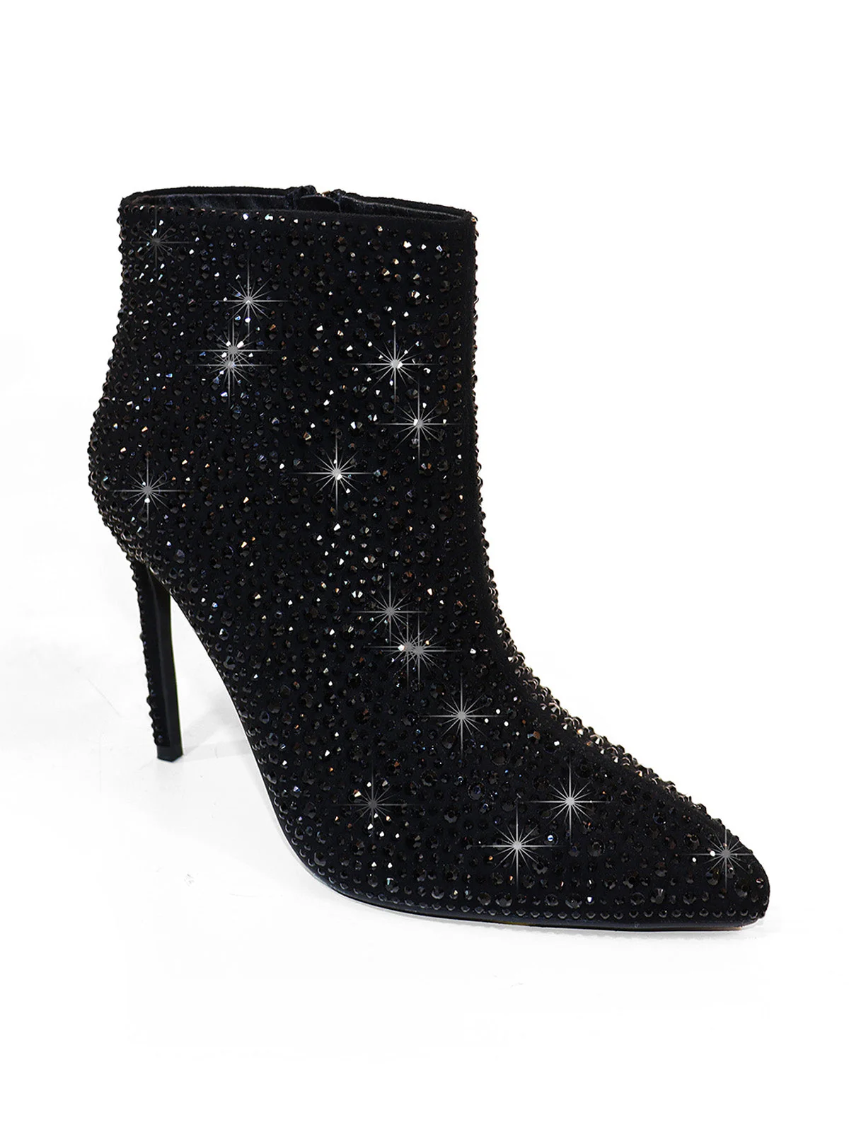 Izara Rhinestone Ankle Boots - Image 4