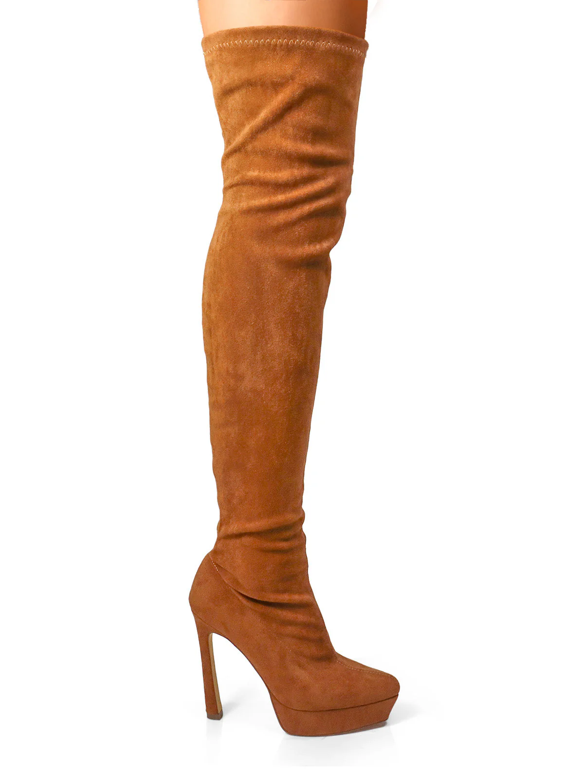 Jadore Stretchy Thigh High Boots - Image 3