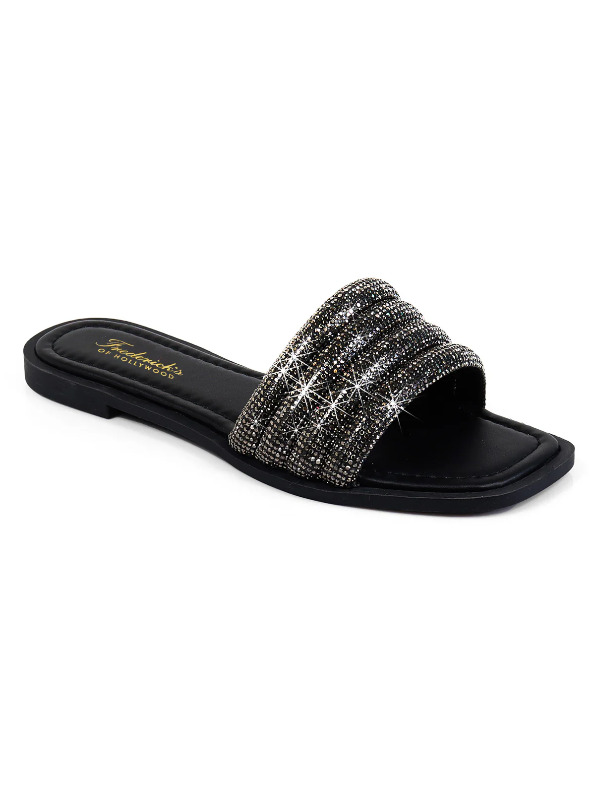 Jennifer Rhinestone Slide Sandals
