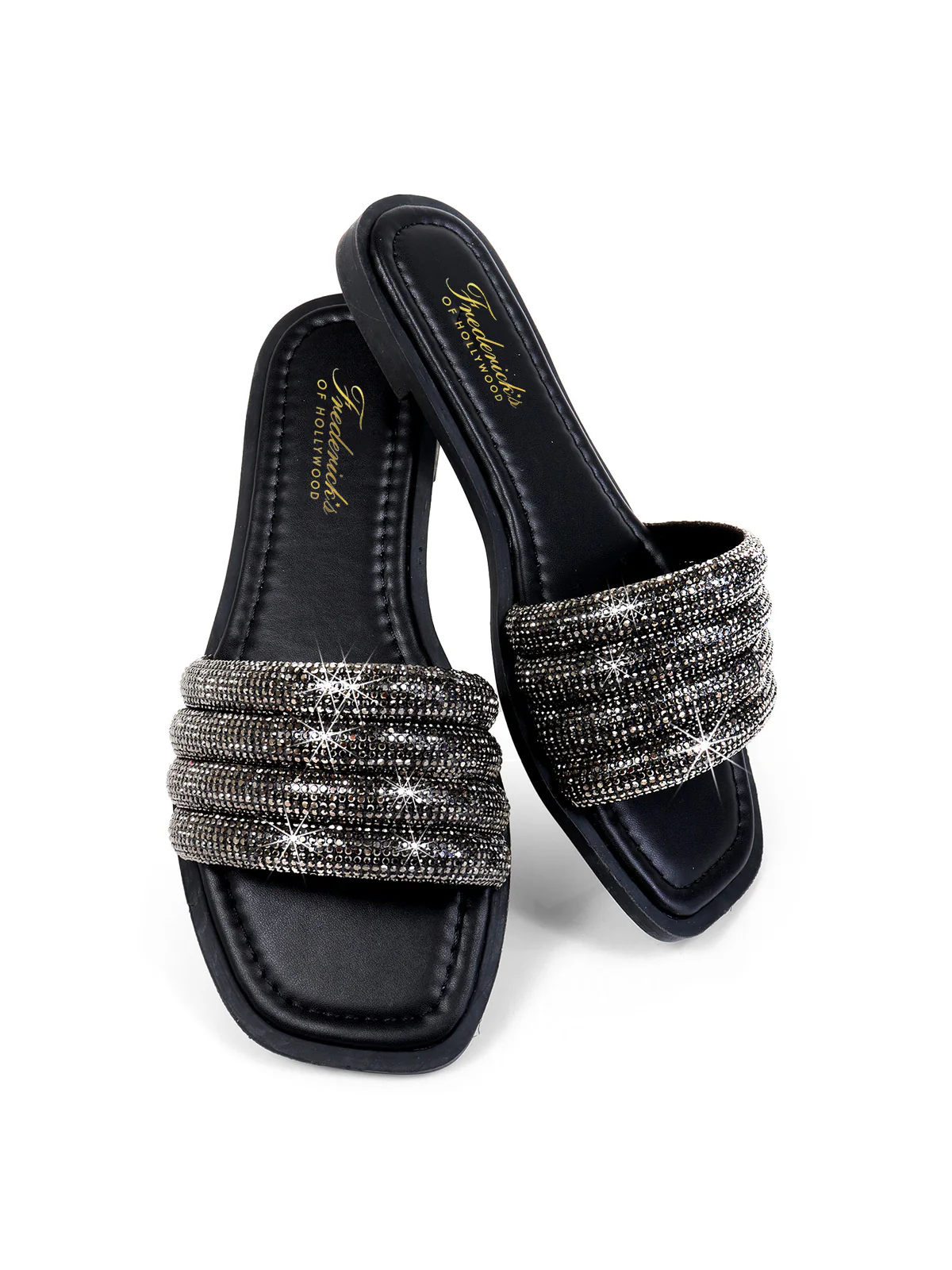 Jennifer Rhinestone Slide Sandals - Image 6