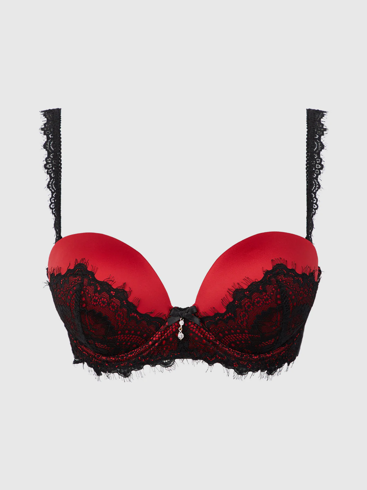 Lexi Lace Strapless Push Up Bra - Image 8