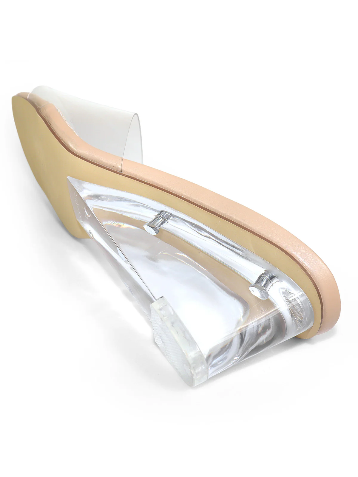 Lora Transparent Mule Wedges - Image 2