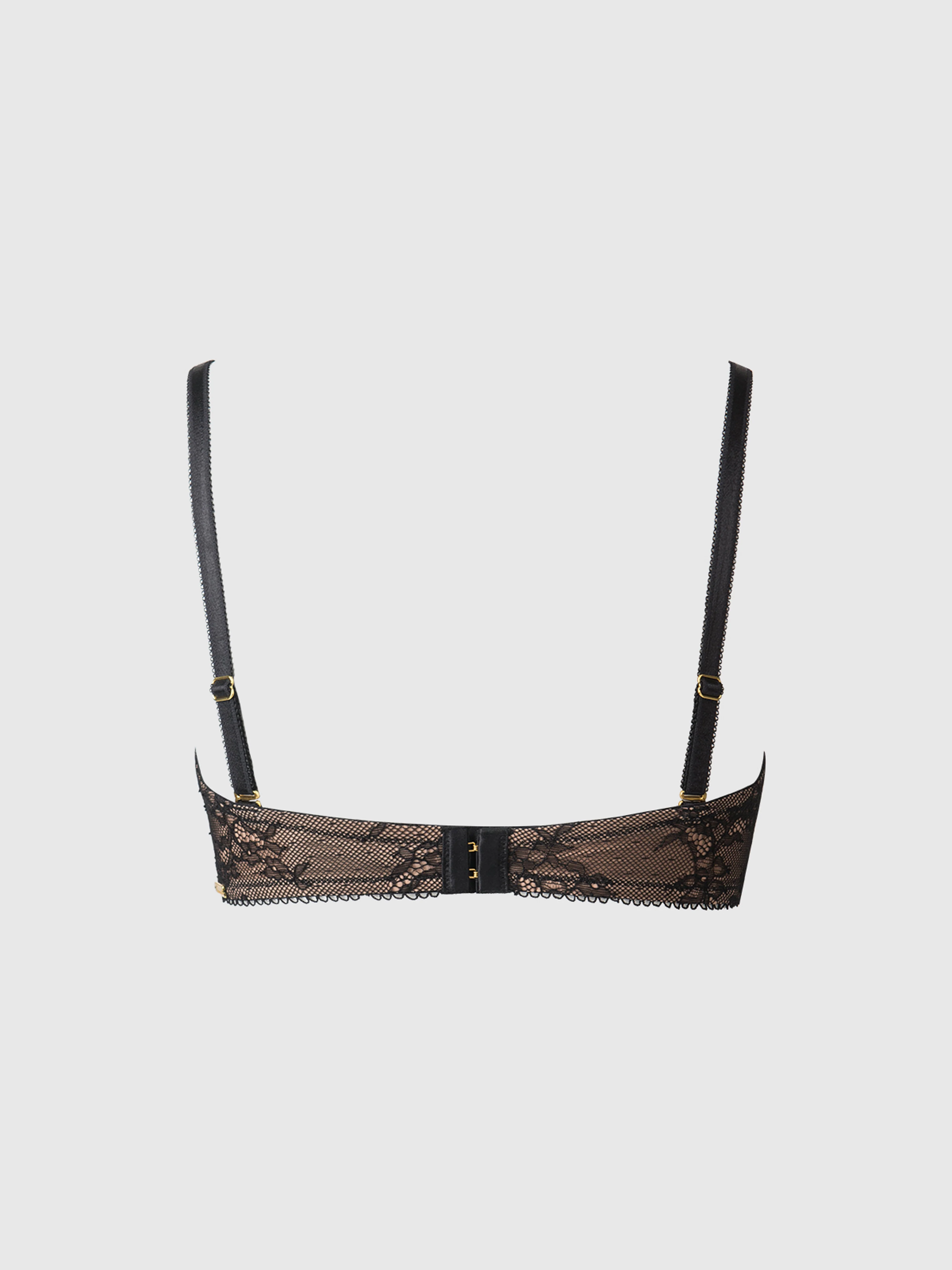 Luella Lace & Satin Demi Bra - Image 11