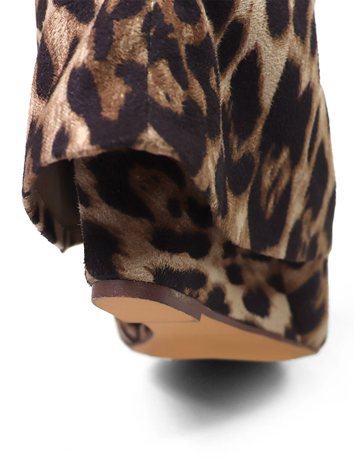 Maria Drape Over Knee Wedge Boots - Image 3