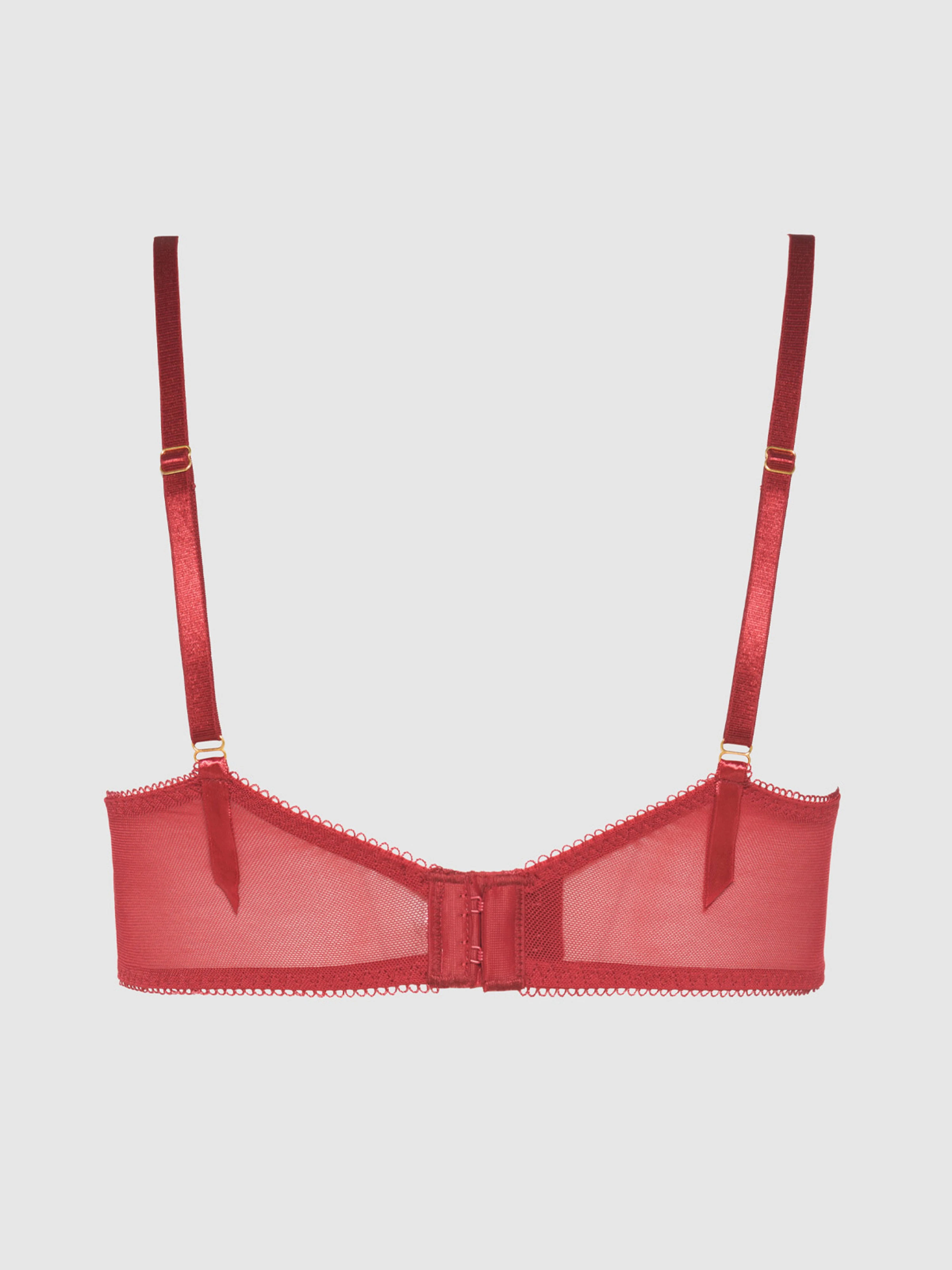 Melrose Embroidered Garter Bralette - Image 10