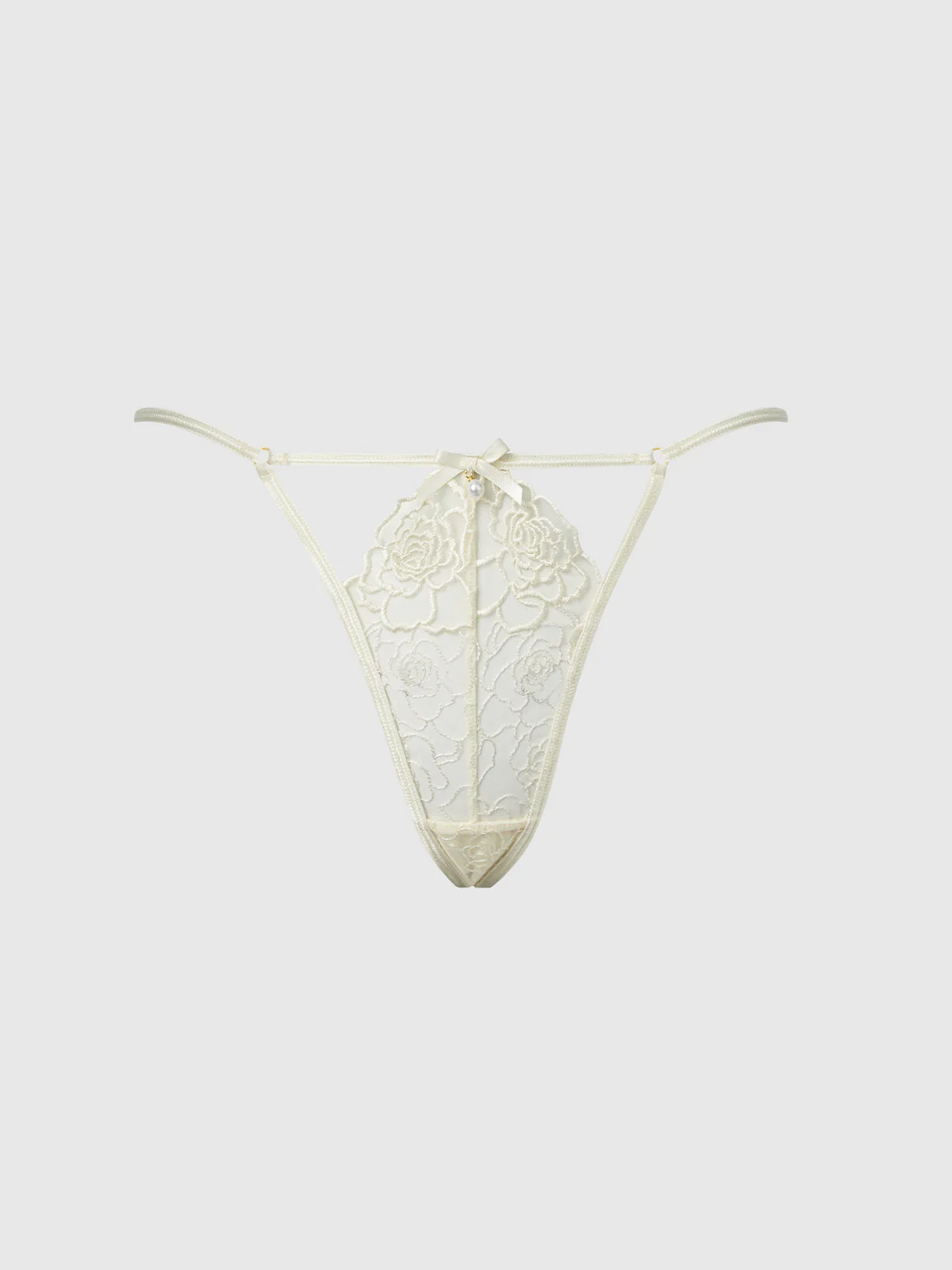 Melrose Embroidered Lace G-String - Image 7