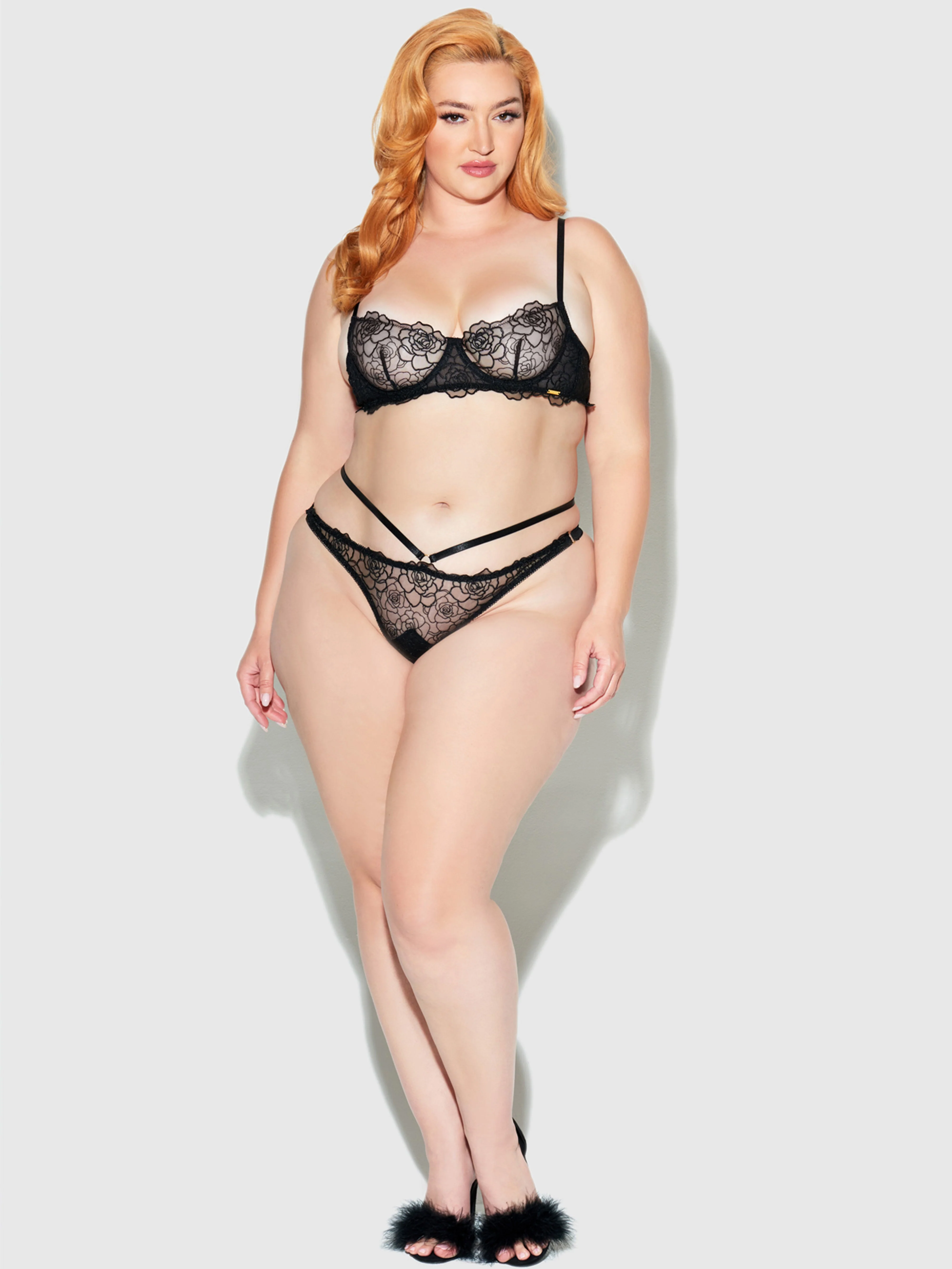 Melrose Embroidered Unlined Bra - Image 8