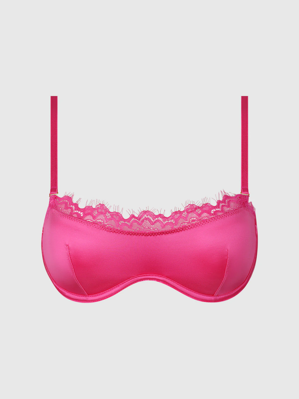 Neev Lace & Oilslick Push Up Half Up Bandeau Bra - Image 5