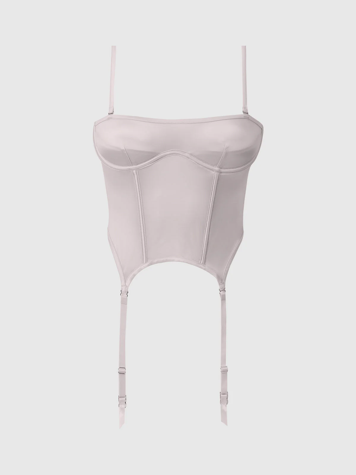 Neev Oil Slick Bandeau Bustier With Garters - Image 6