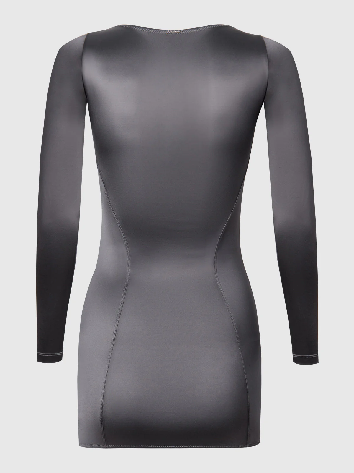 Neev Oil Slick Underwire Long-Sleeved Slip Dress - Image 10