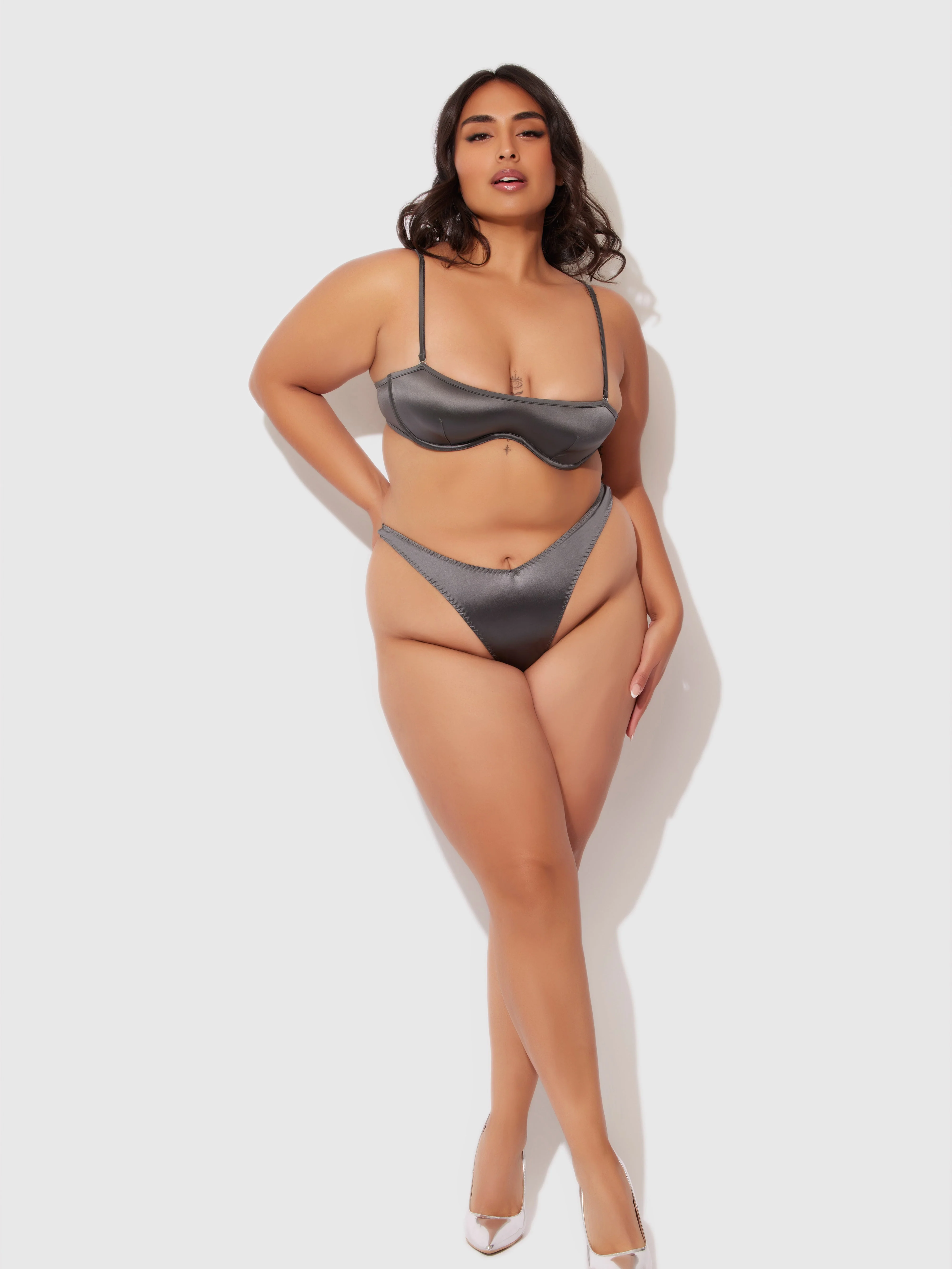 Neev Oil Slick Unlined Bandeau Bra - Image 5
