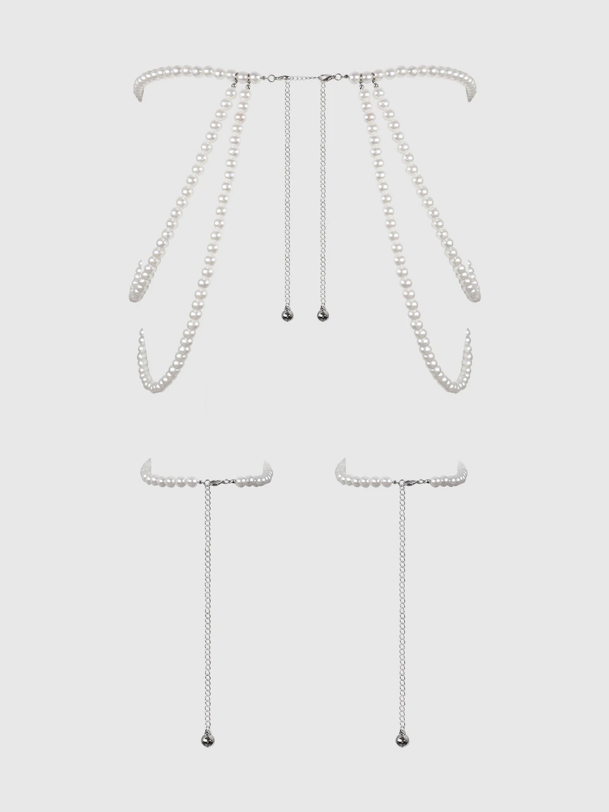 Pearl Draped Garter - Image 5