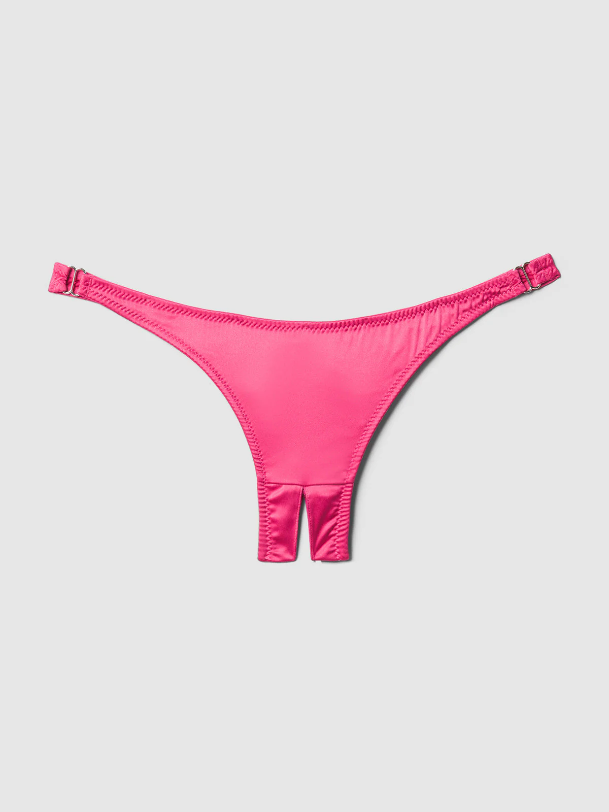 Petra Crotchless Satin Tanga - Image 9