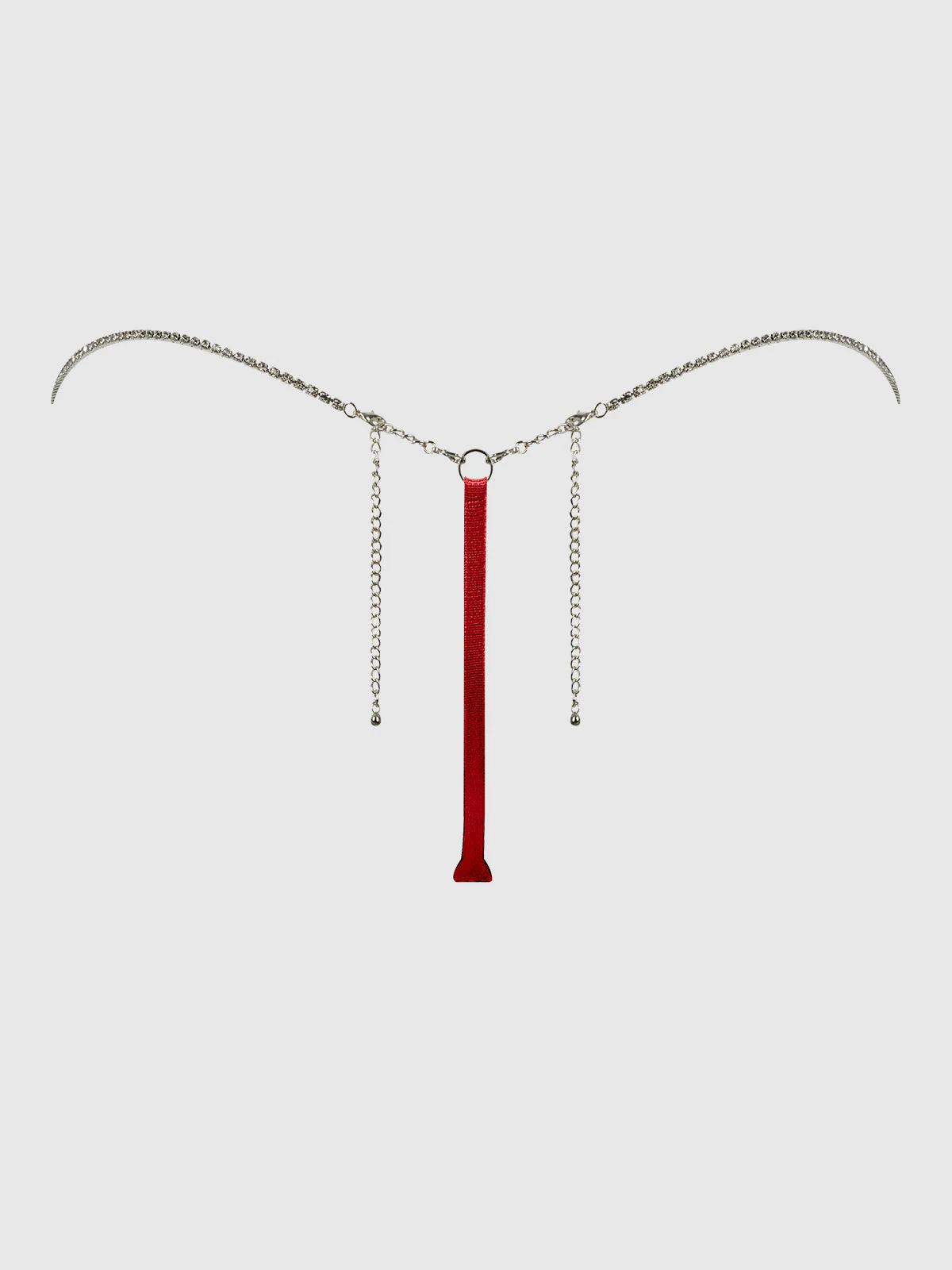 Petra Rhinestone Side Satin G-String - Image 10