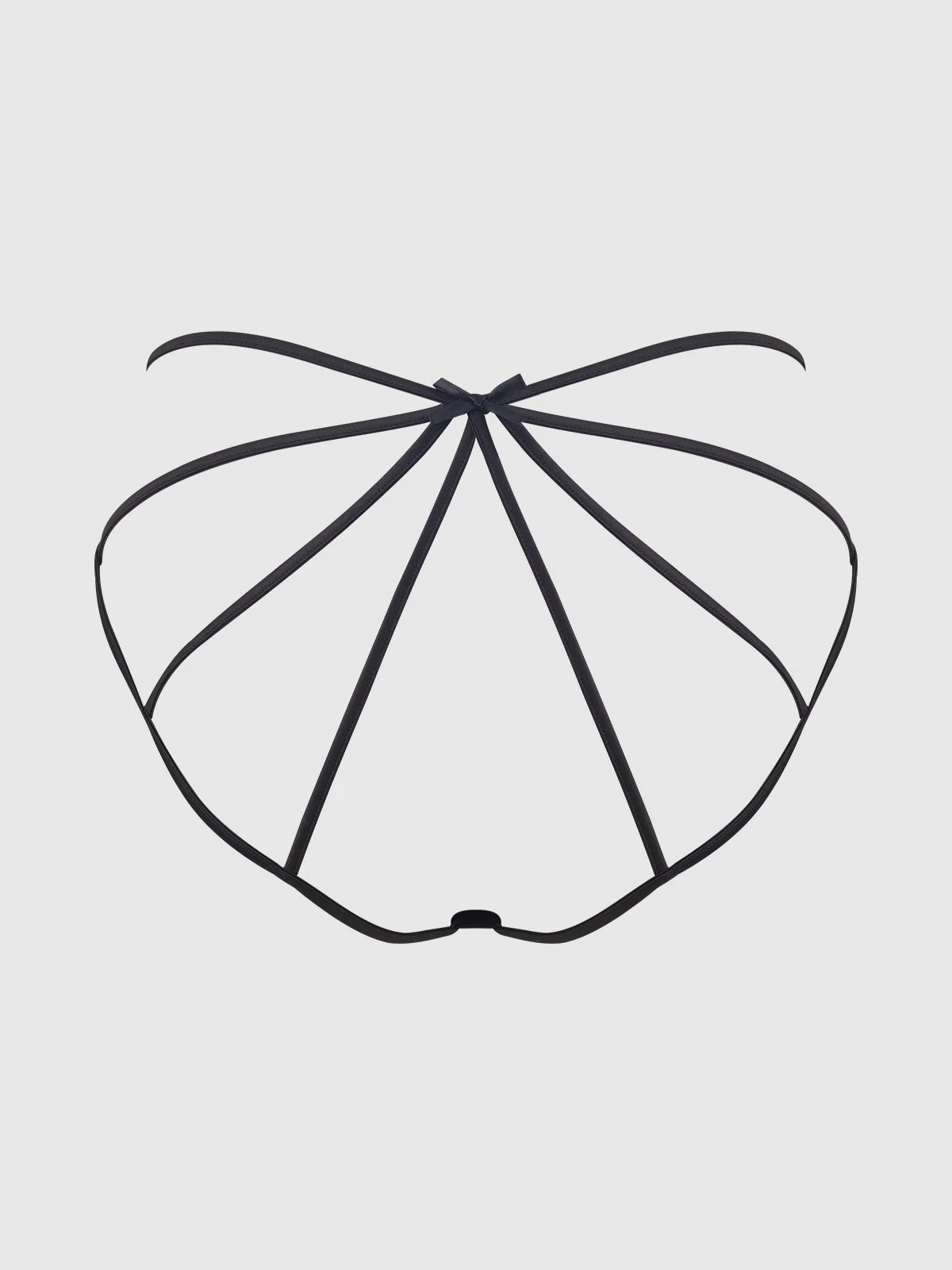 Petra Satin Caged Backless Hipster - Image 10