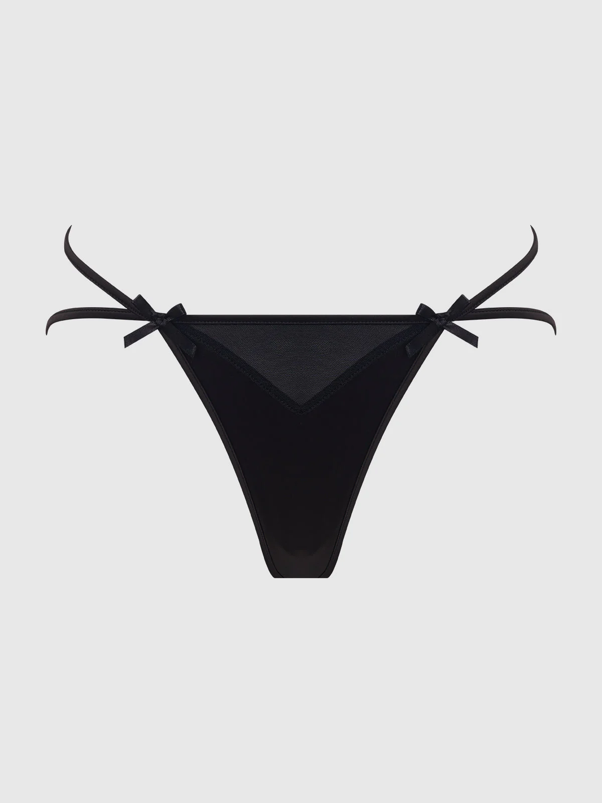 Petra Satin Caged Backless Hipster - Image 9