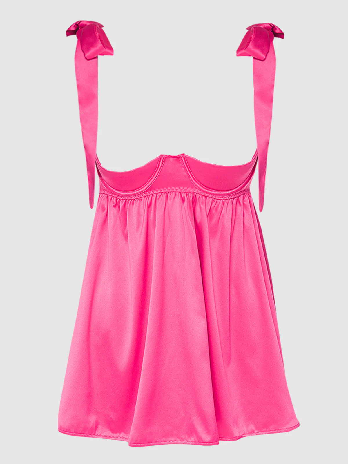Petra Satin Open Cup Babydoll - Image 10