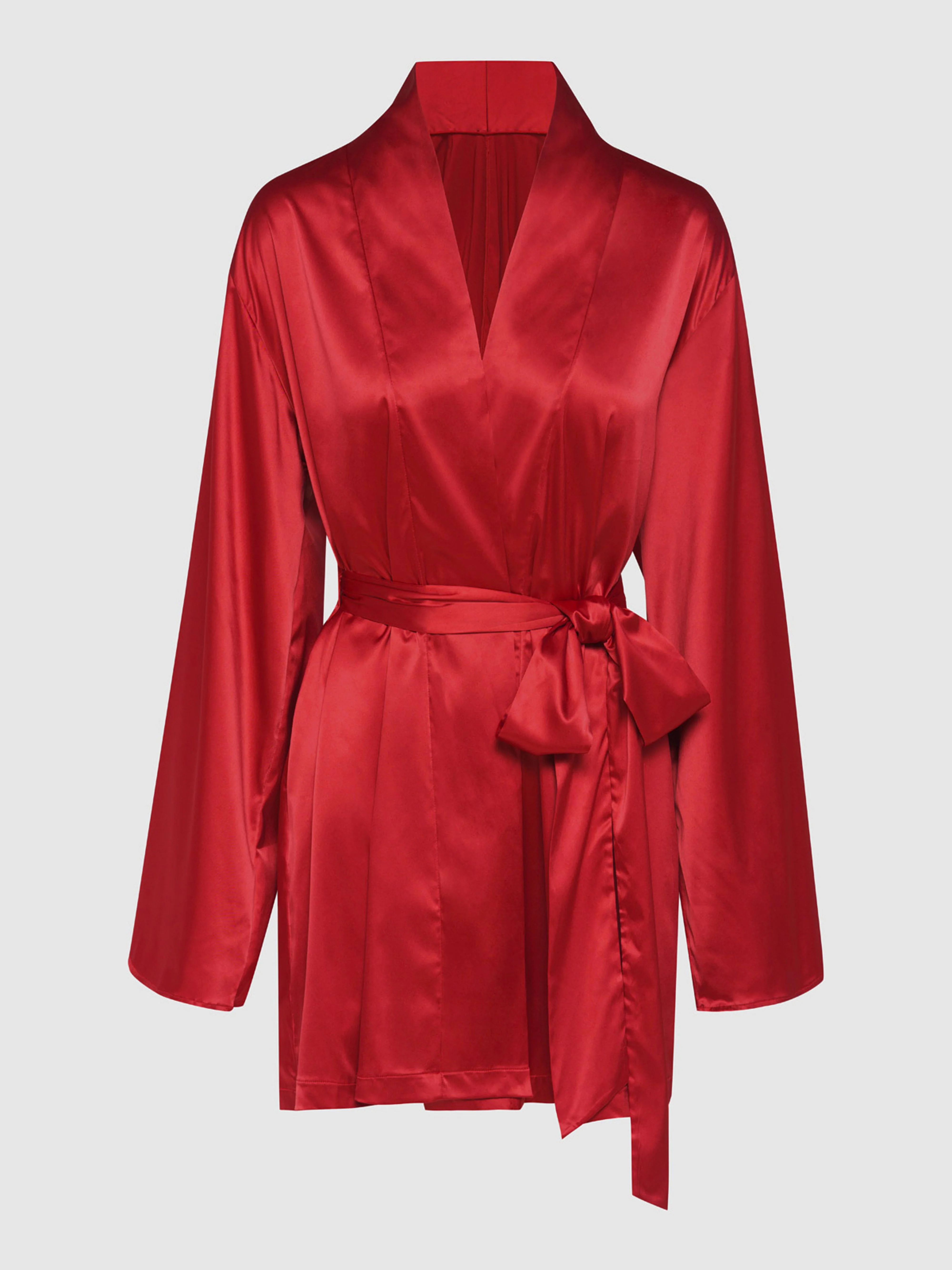 Petra Satin Short Robe - Image 8