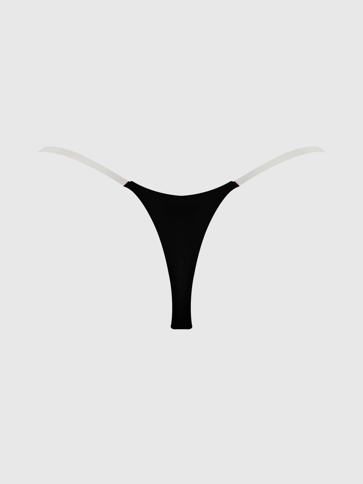 Petra Clear Side Slider Satin Thong - Image 10