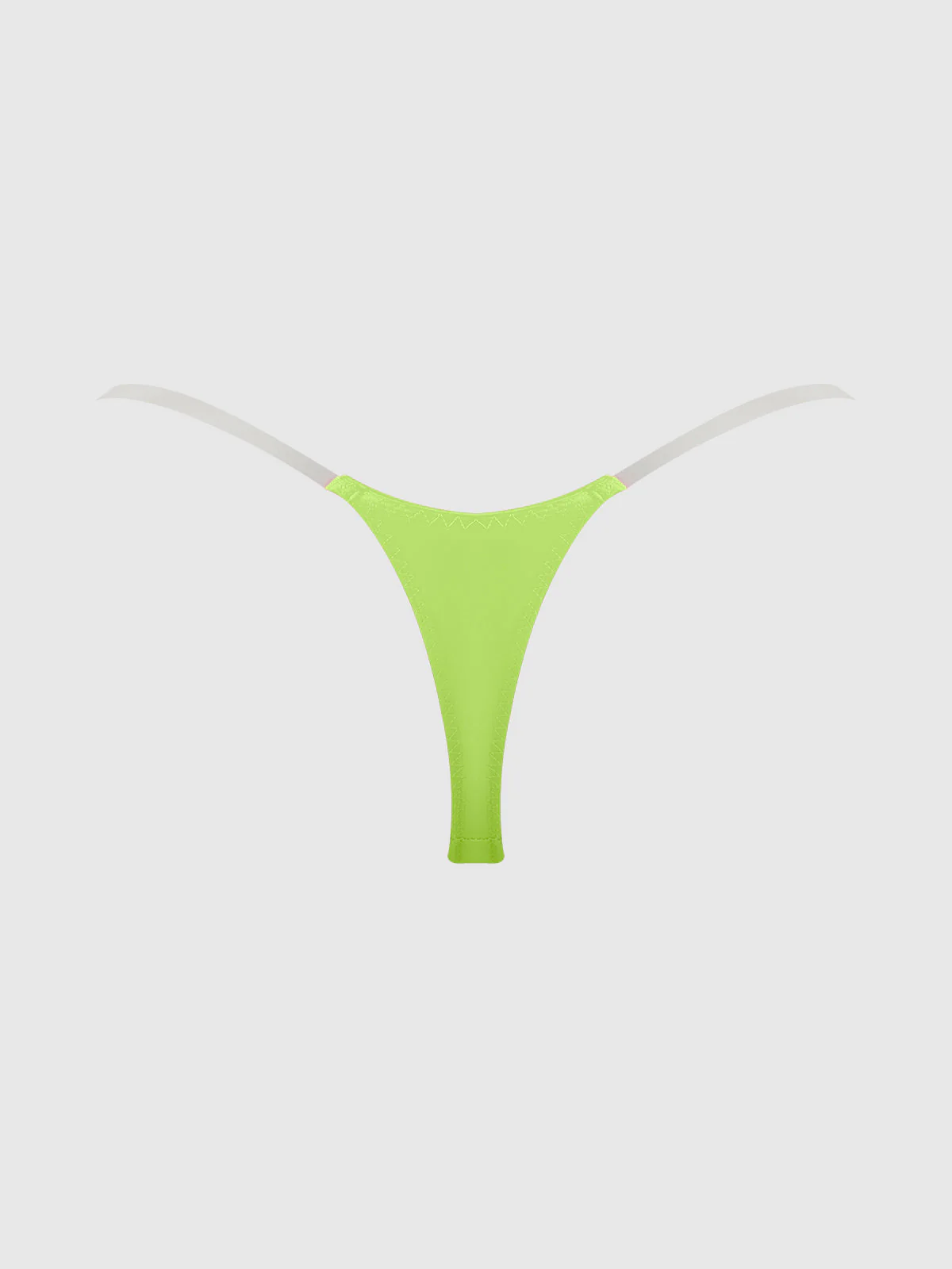 Petra Clear Side Slider Satin Thong - Image 10