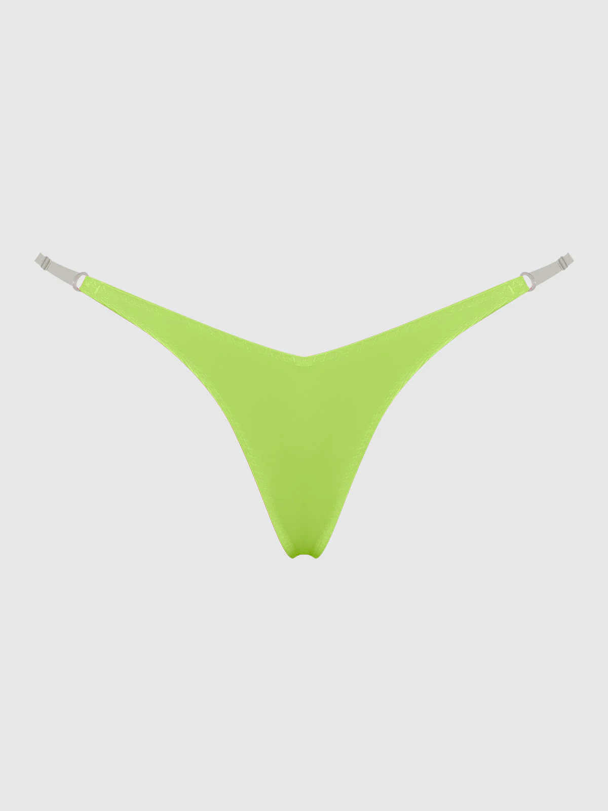 Petra Clear Side Slider Satin Thong - Image 9