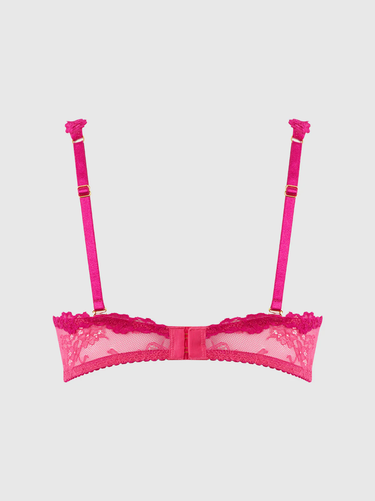 Pia Lace Push Up Half Cup Bandeau Bra - Image 12