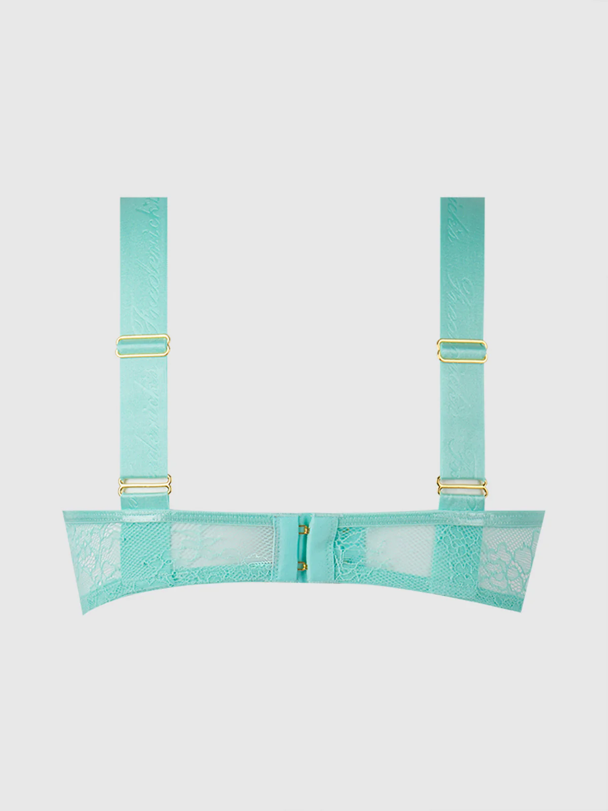 Pia Lace Unlined Cutout Open Bra - Image 8