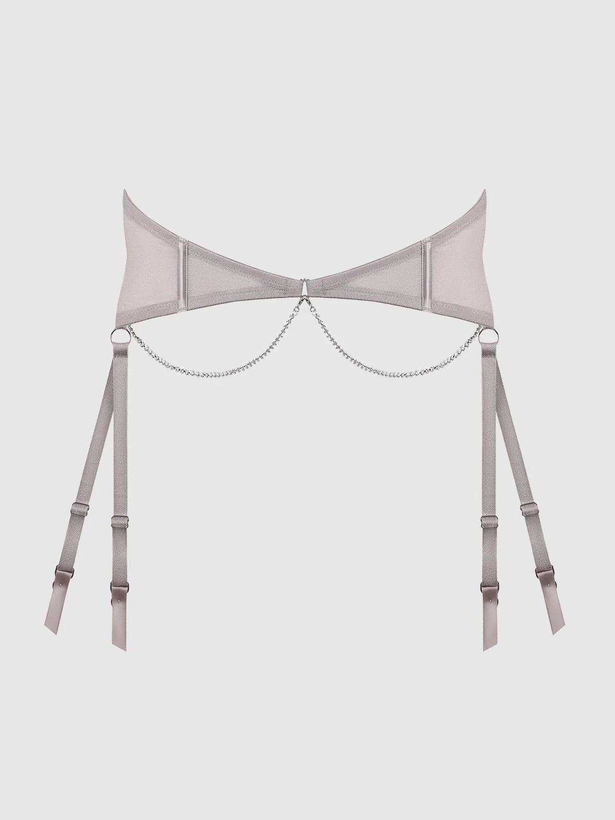 Pia Shine Mesh & Rhinestone Garter - Image 10