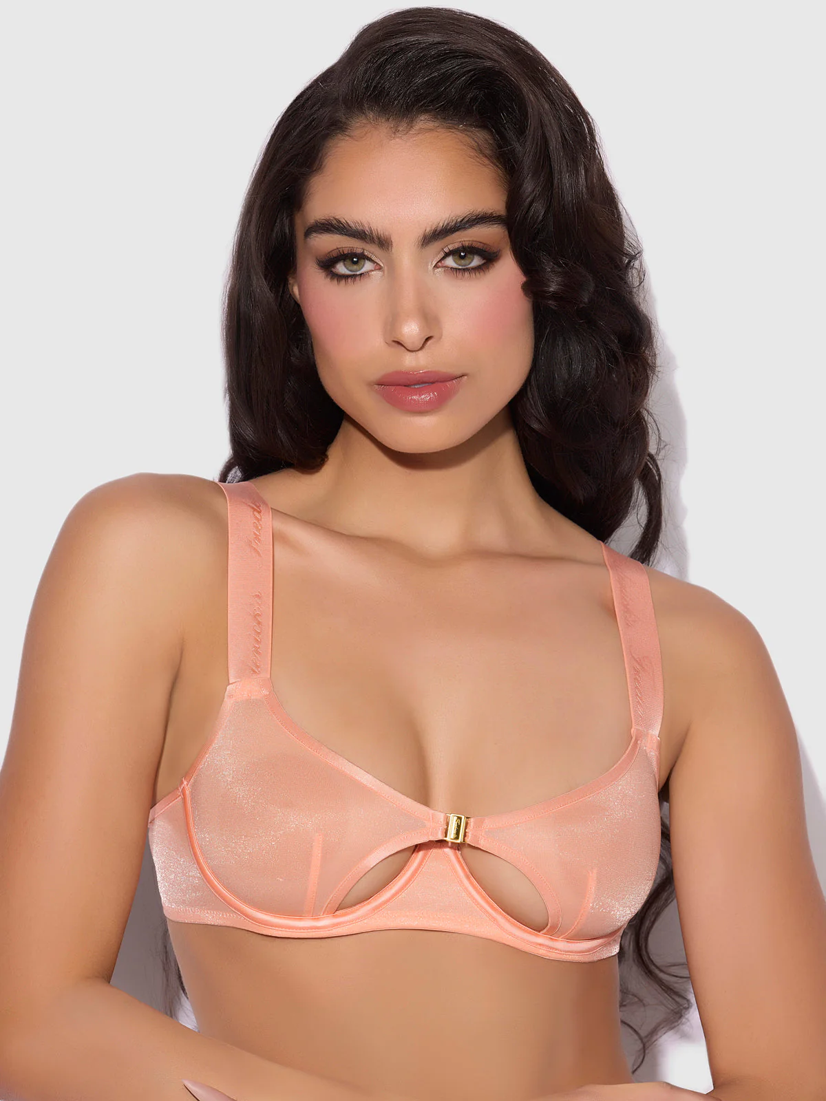 Pia Unlined Cutout Mesh Bra - Image 2