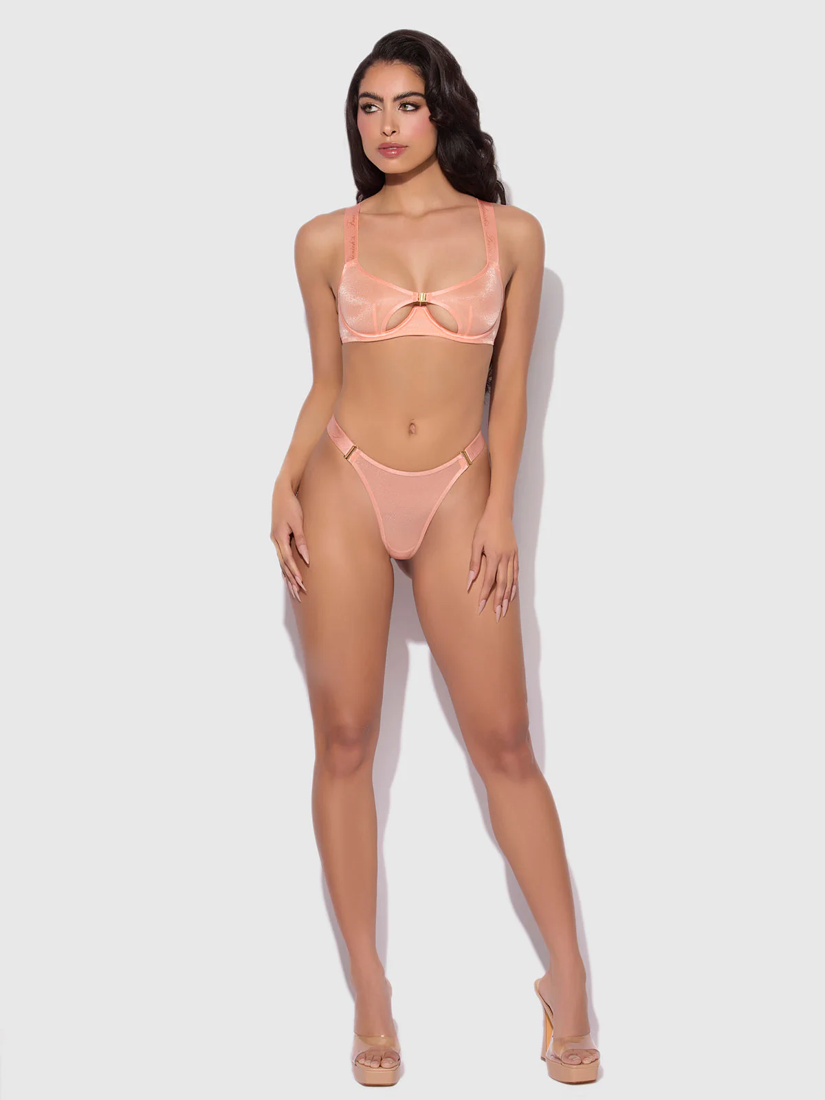 Pia Unlined Cutout Mesh Bra - Image 5