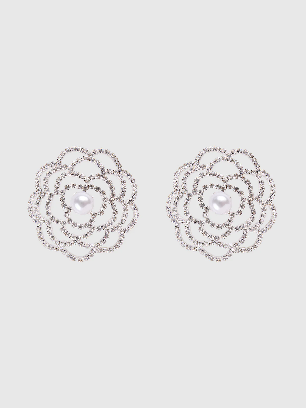 Rhinestone & Pearl Floral Pasties