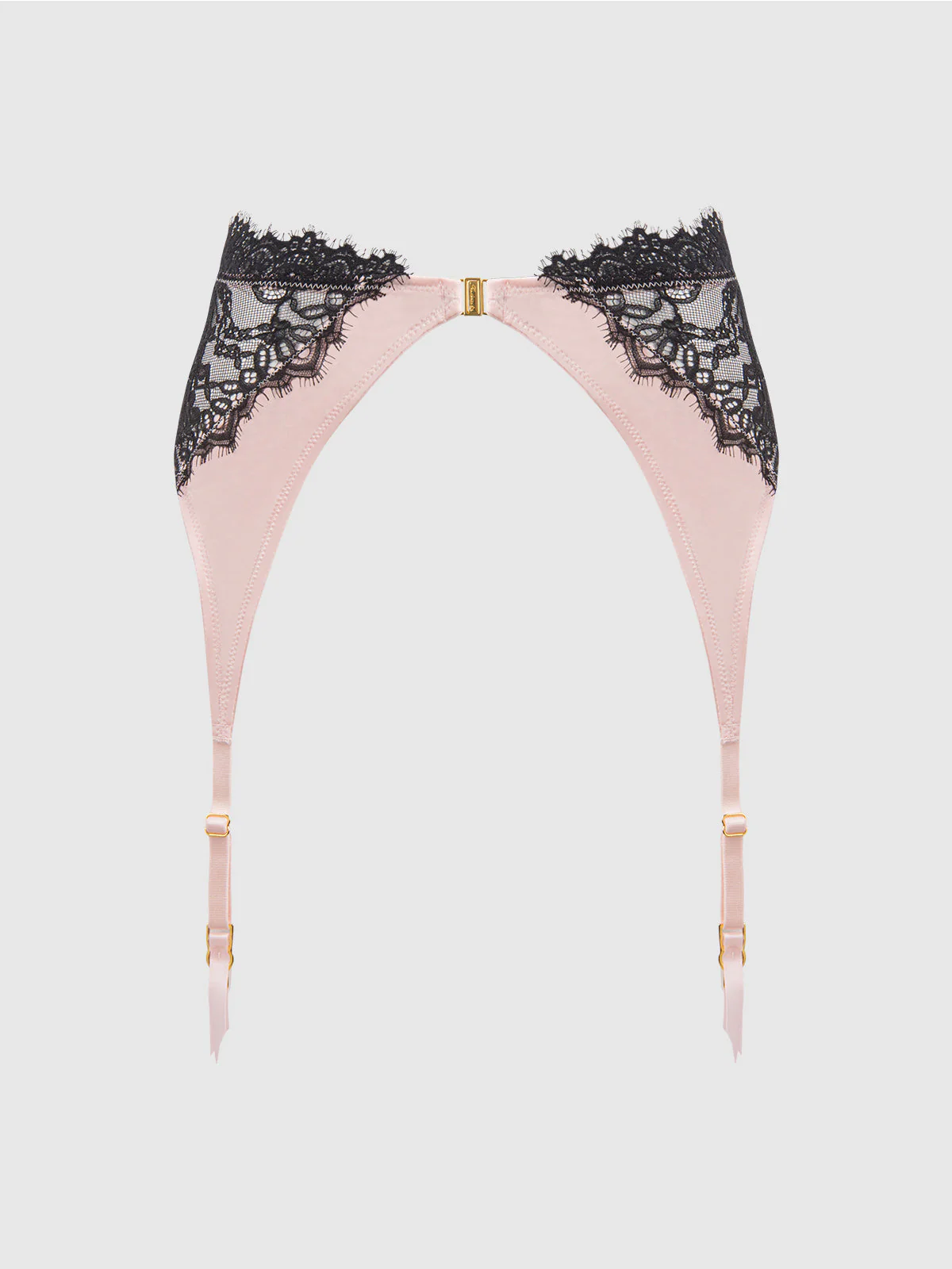 Rising Star Lace & Liquid Satin Garter Belt - Image 9