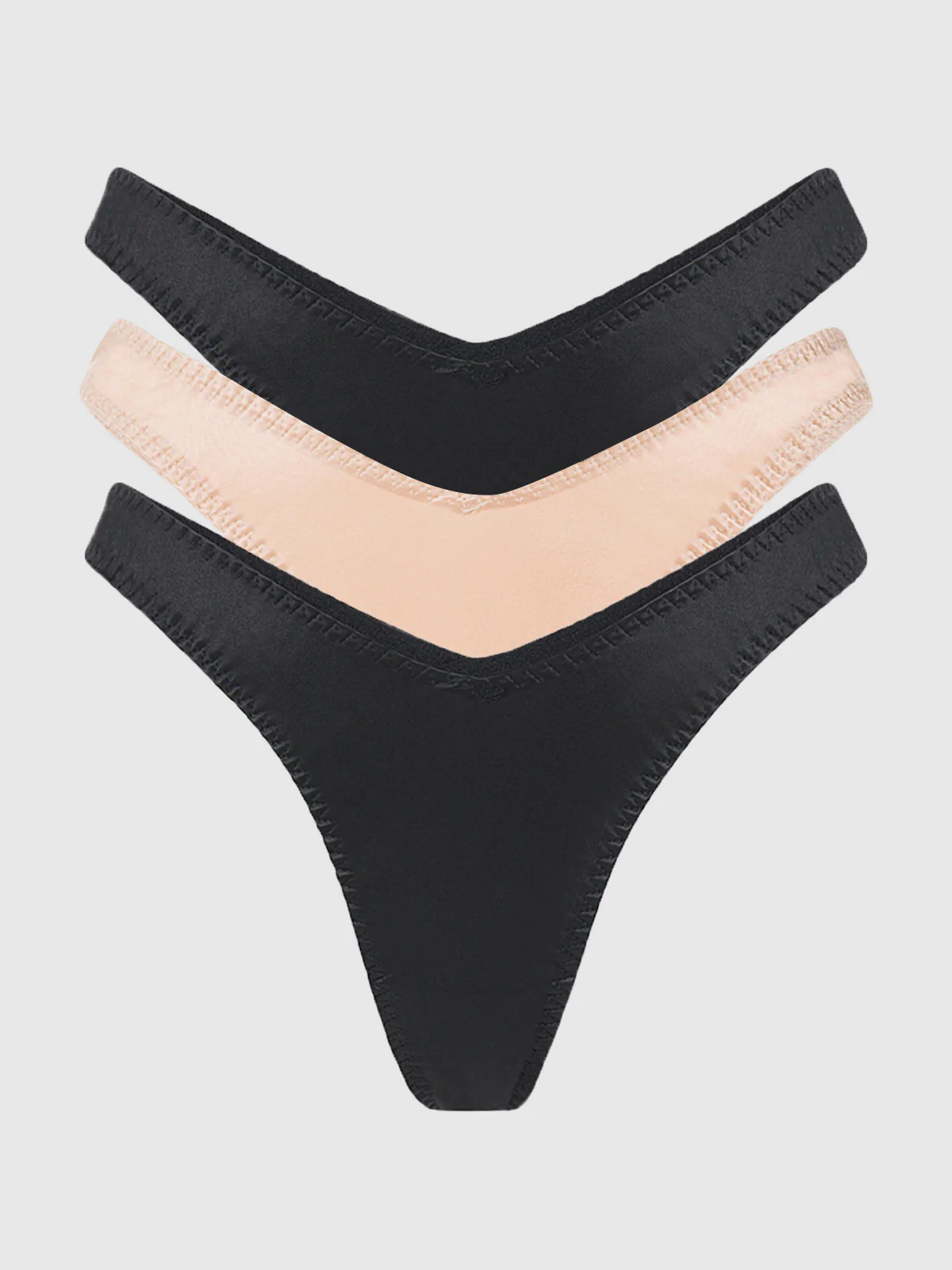 Rising Star Liquid Satin Tanga 3 Pack
