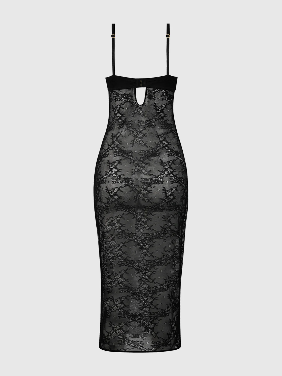 Rising Star Plunge Pia Lace Gown - Image 6