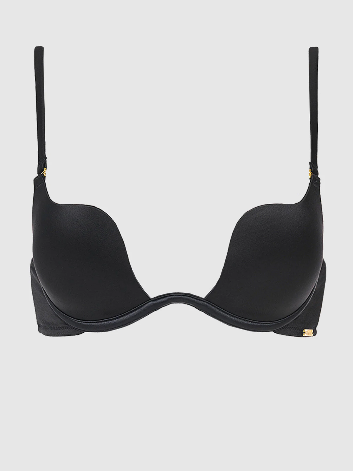 Rising Star Plunge Push Up Bra in Liquid Satin - Image 12